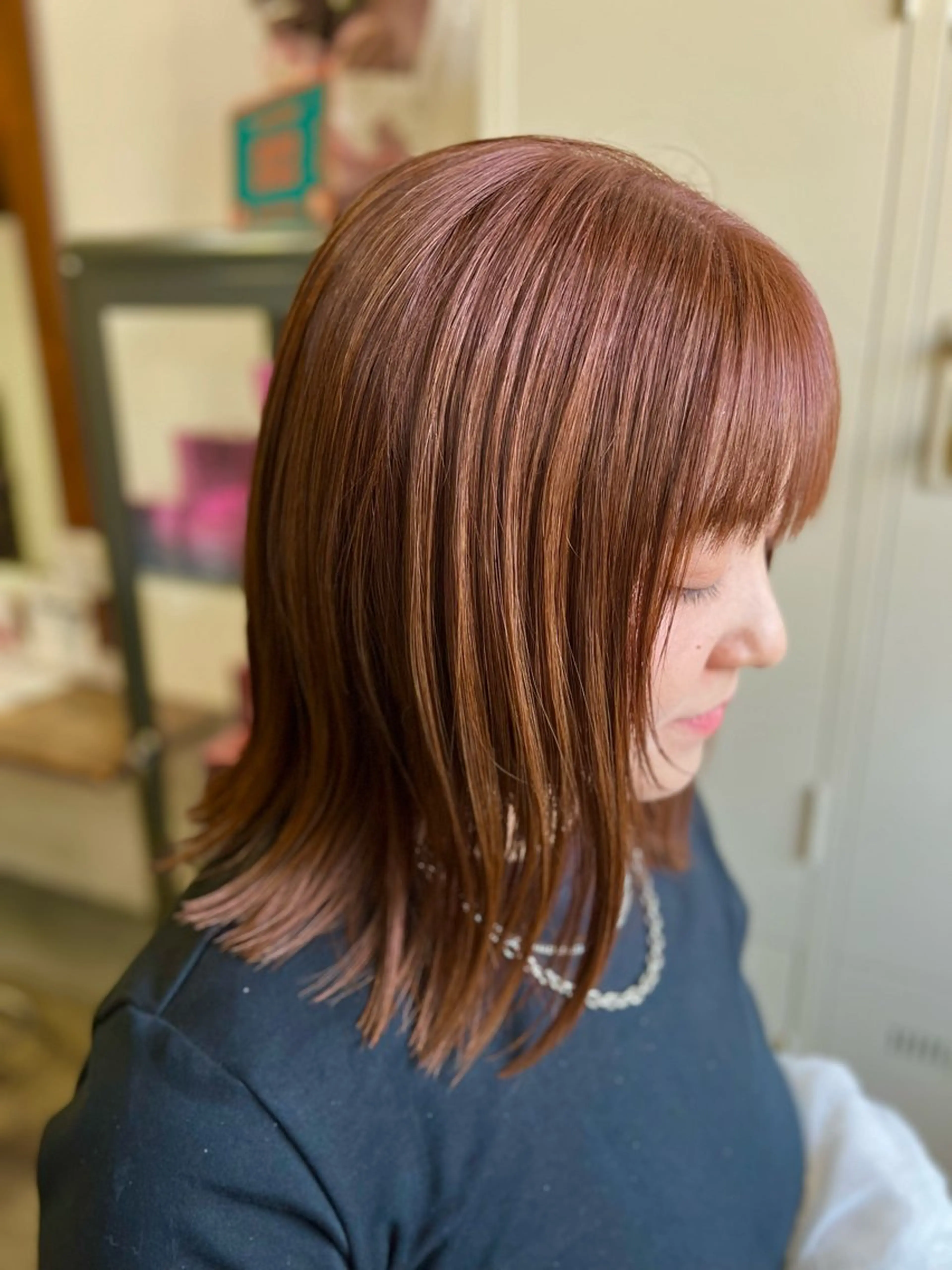 ミディアム olino【西田辺】 KAORIのヘアスタイル