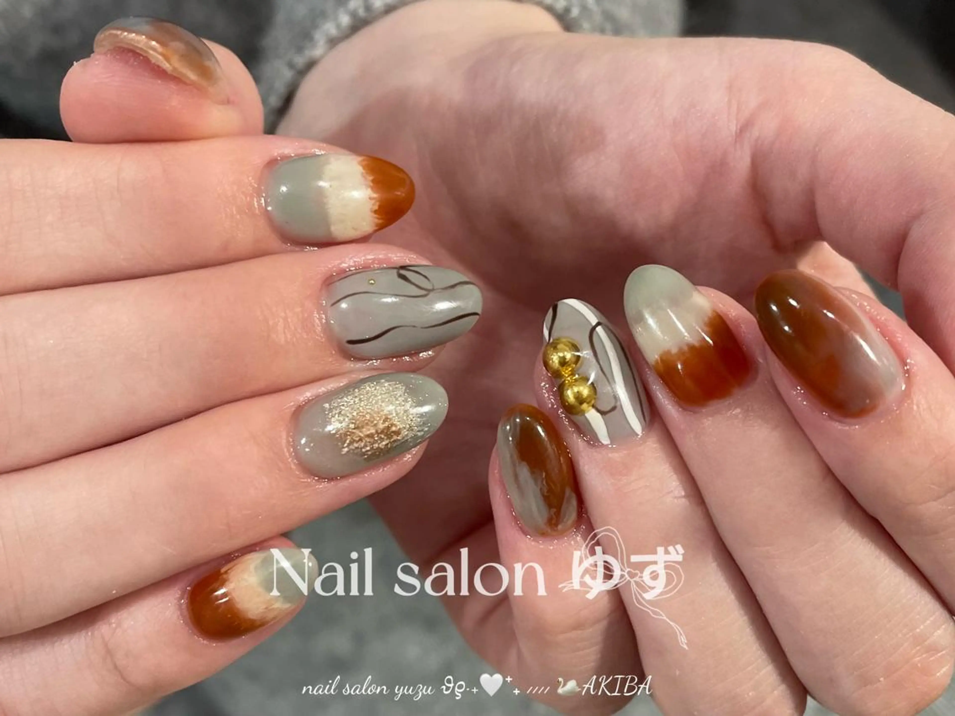 ネイル ハンドネイル MAKI💚💚💚 秋葉原.のネイルデザイン