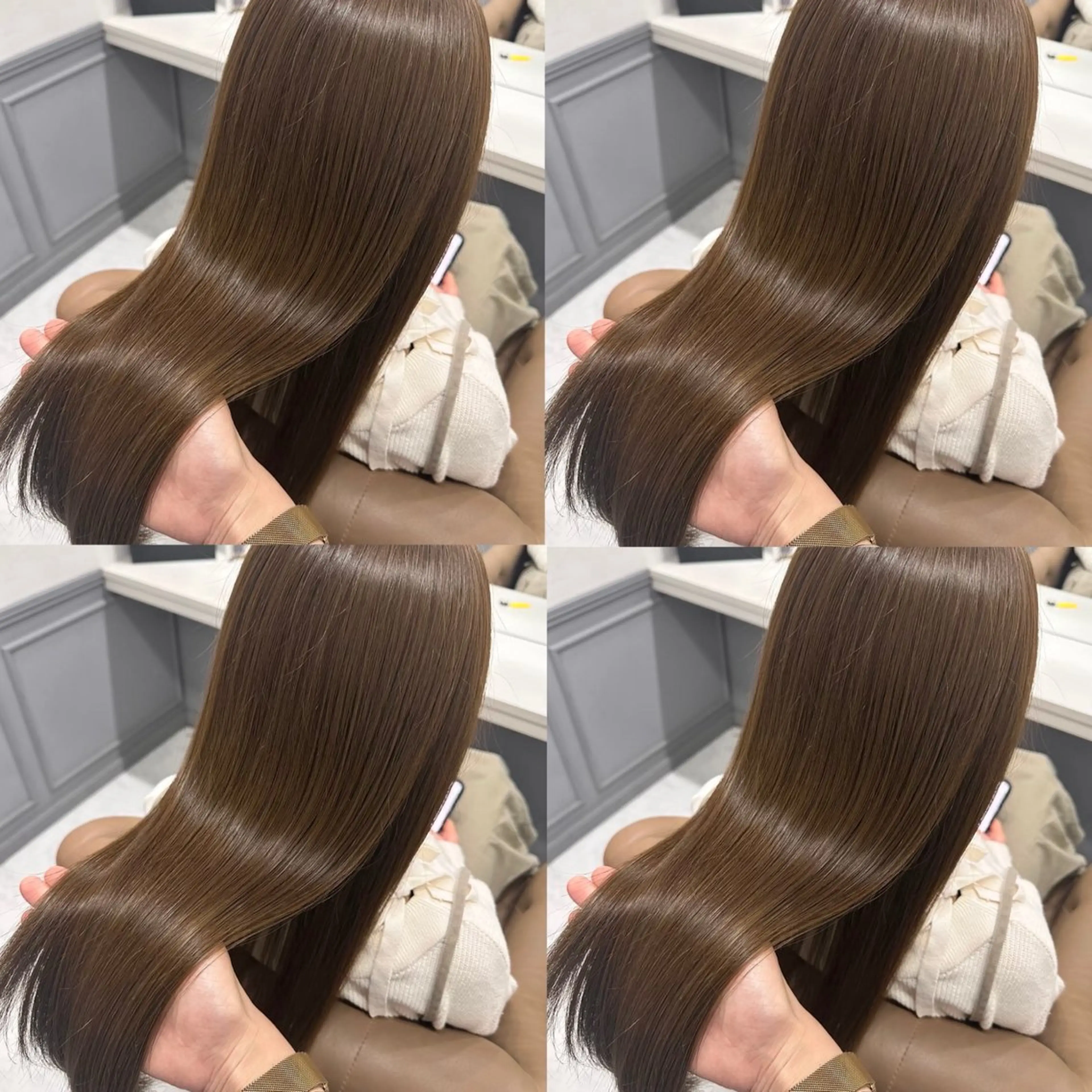 ロング カット ヘアカラー トリートメント 髪質改善×透明感× 艶髪🥀HIYORIのヘアスタイル