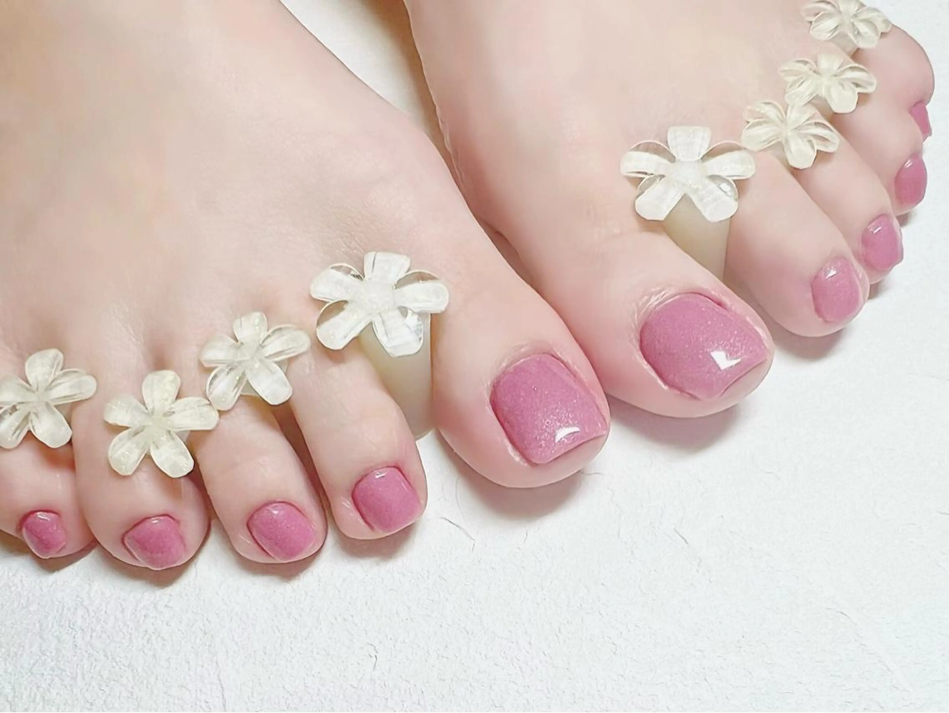 ネイル フットネイル ワンカラーネイル rouse nail RISATOのネイルデザイン