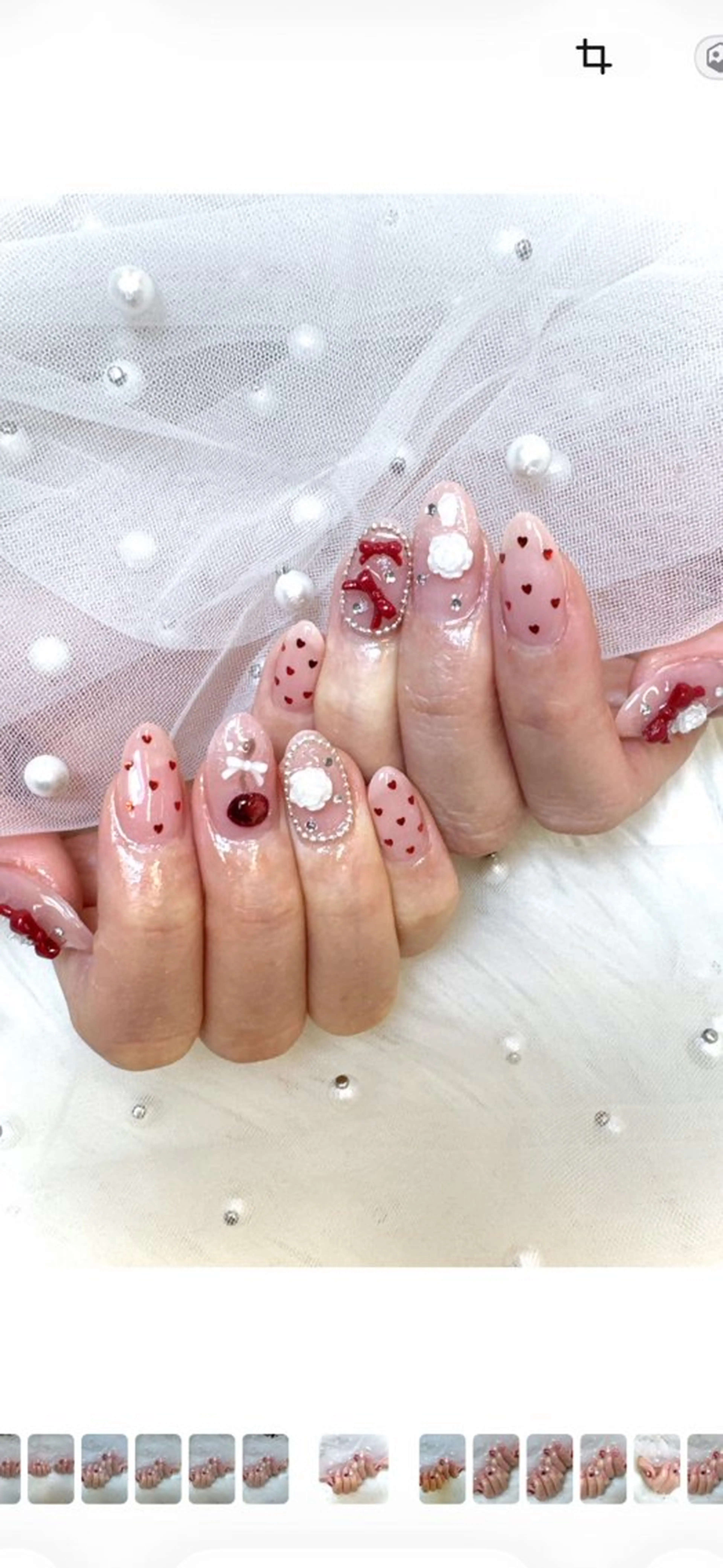 ネイル キラキラネイル 韓国ネイル 持ち込み ワンホンネイル Queeens nailのネイルデザイン