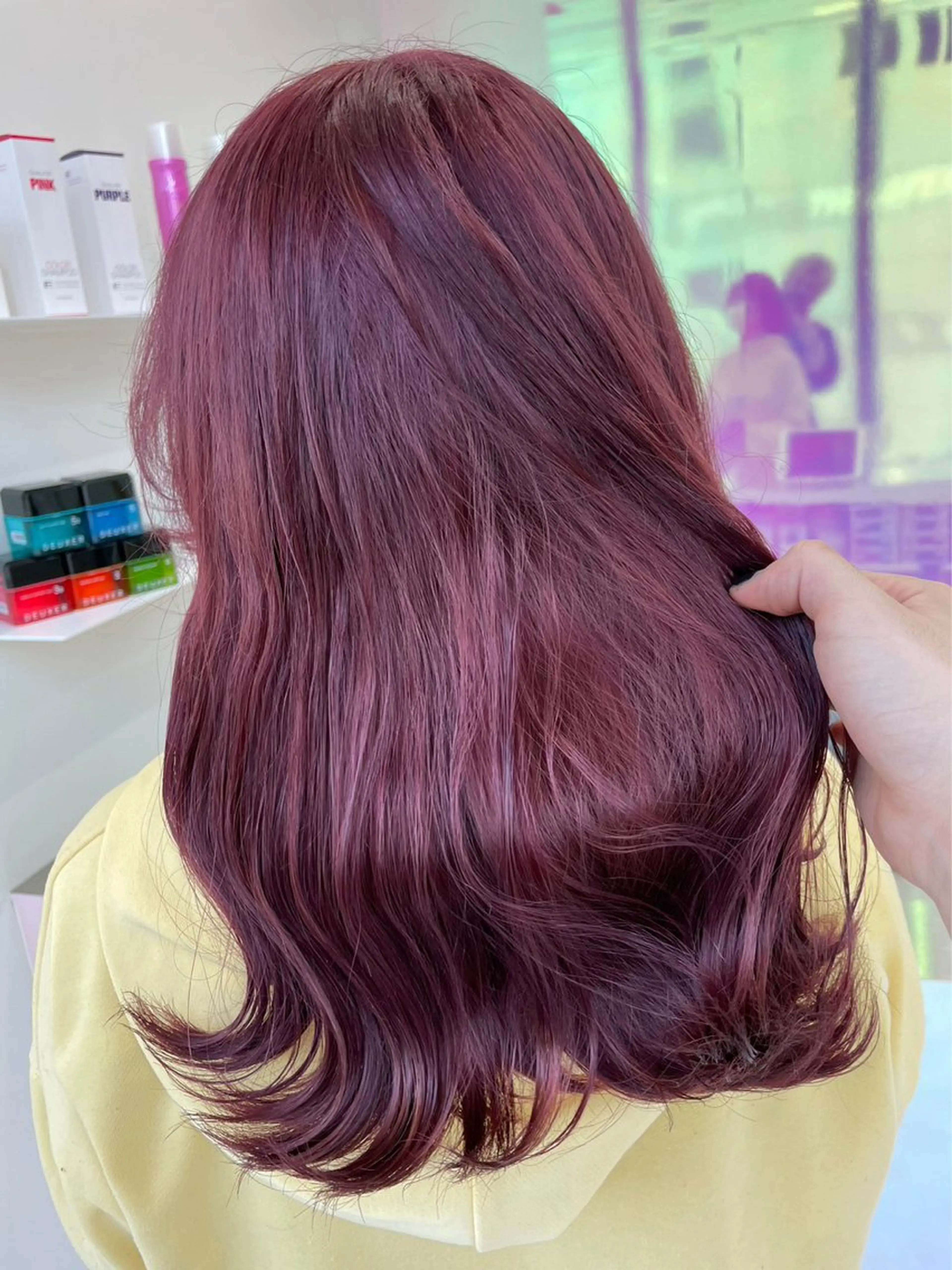 ロング カラー パーマ ヘアアレンジ メンズ 🤍透明感カラー🤍 似合わせ🤍AINEのヘアスタイル