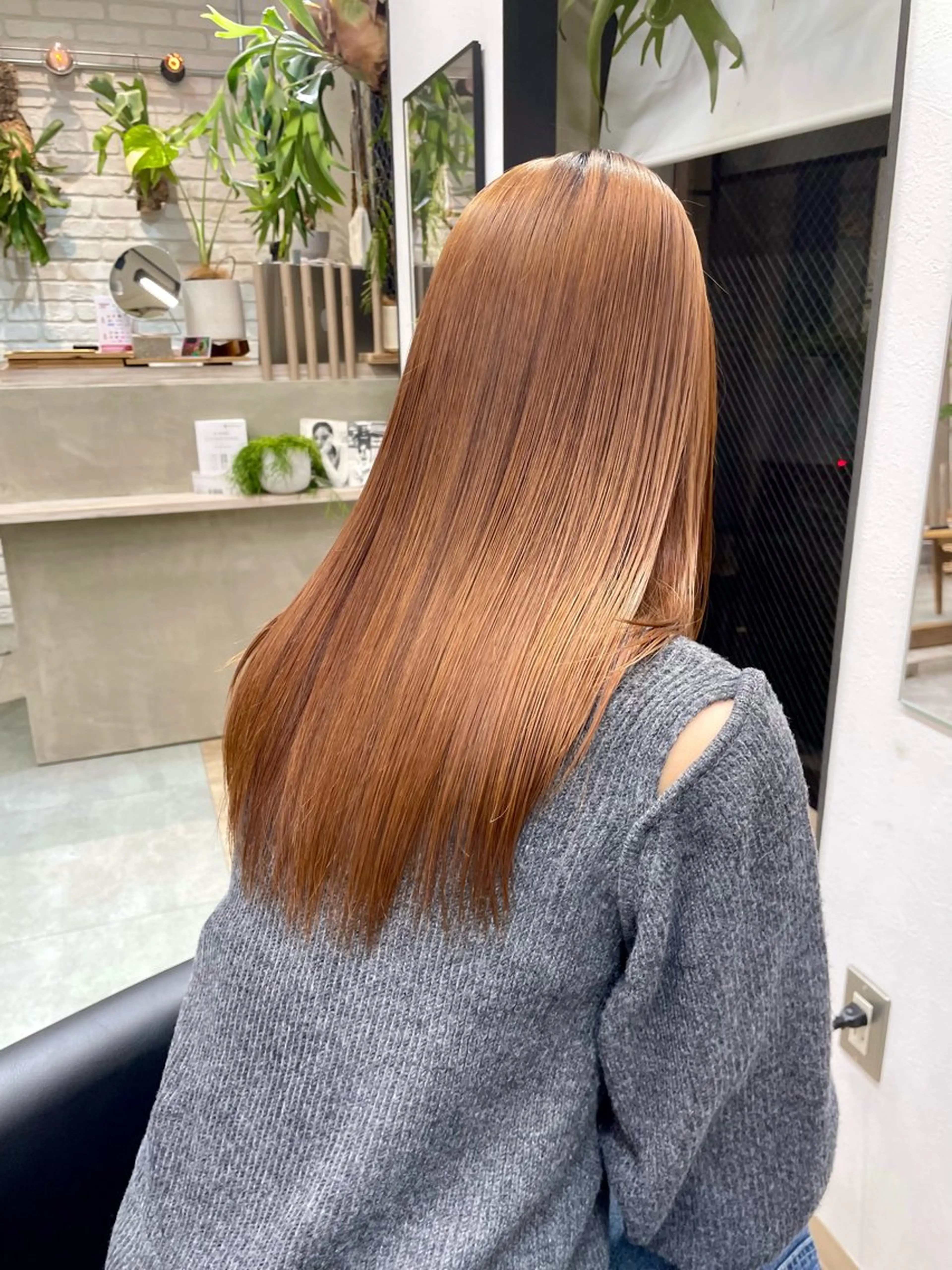 【人気No.3🥉ご新規様限定クーポン】酸性ストレート+内部補修トリートメント🫧の写真