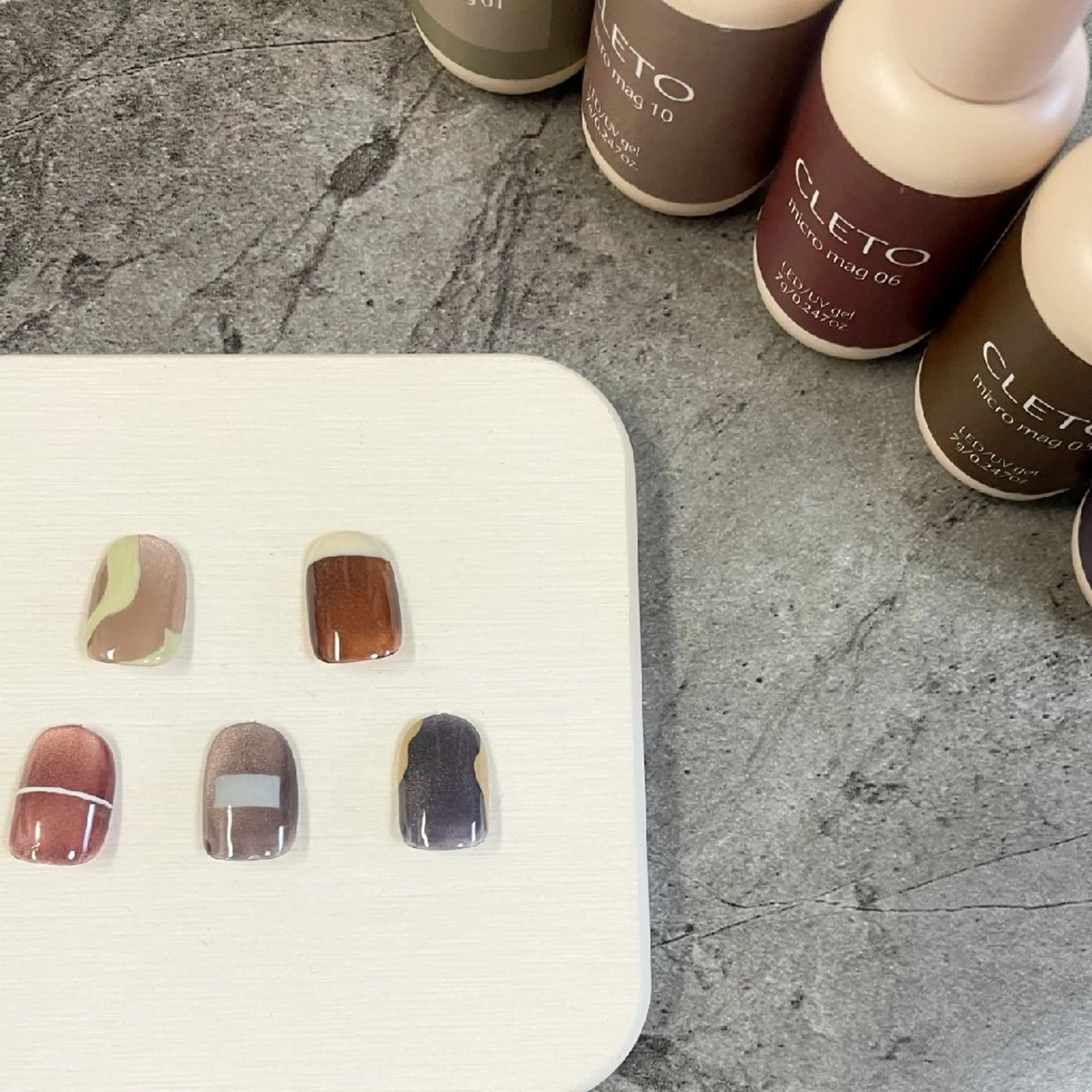 ネイル フットネイル ジェルネイル マグネットネイル ワンカラーネイル ハンドネイル Giverny .のネイルデザイン