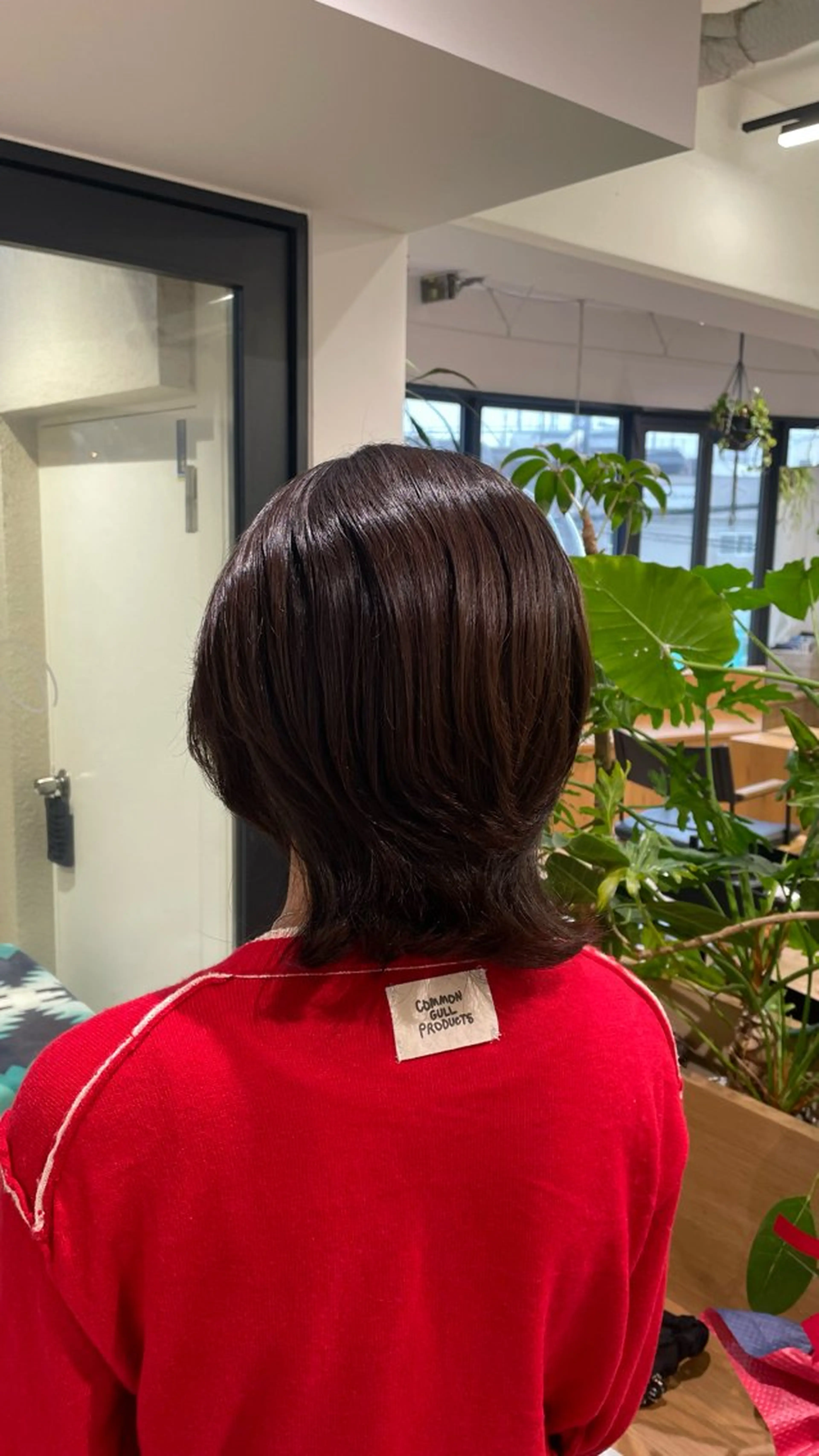 ミディアム 暖色カラー/レイヤー スタイル みはる🌙のヘアスタイル