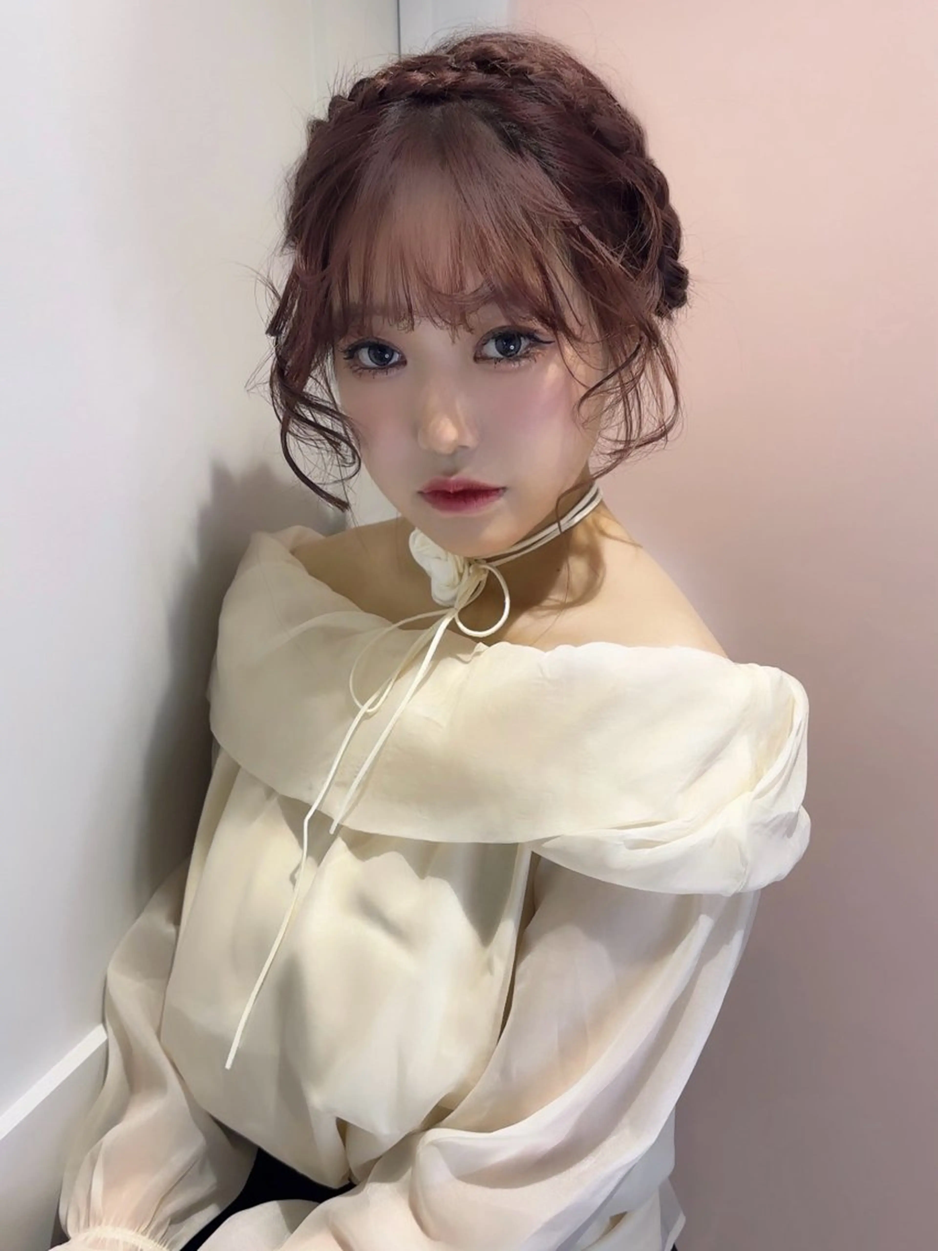 ヘアアレンジ 三つ編み カチューシャ the path sora♡のヘアスタイル