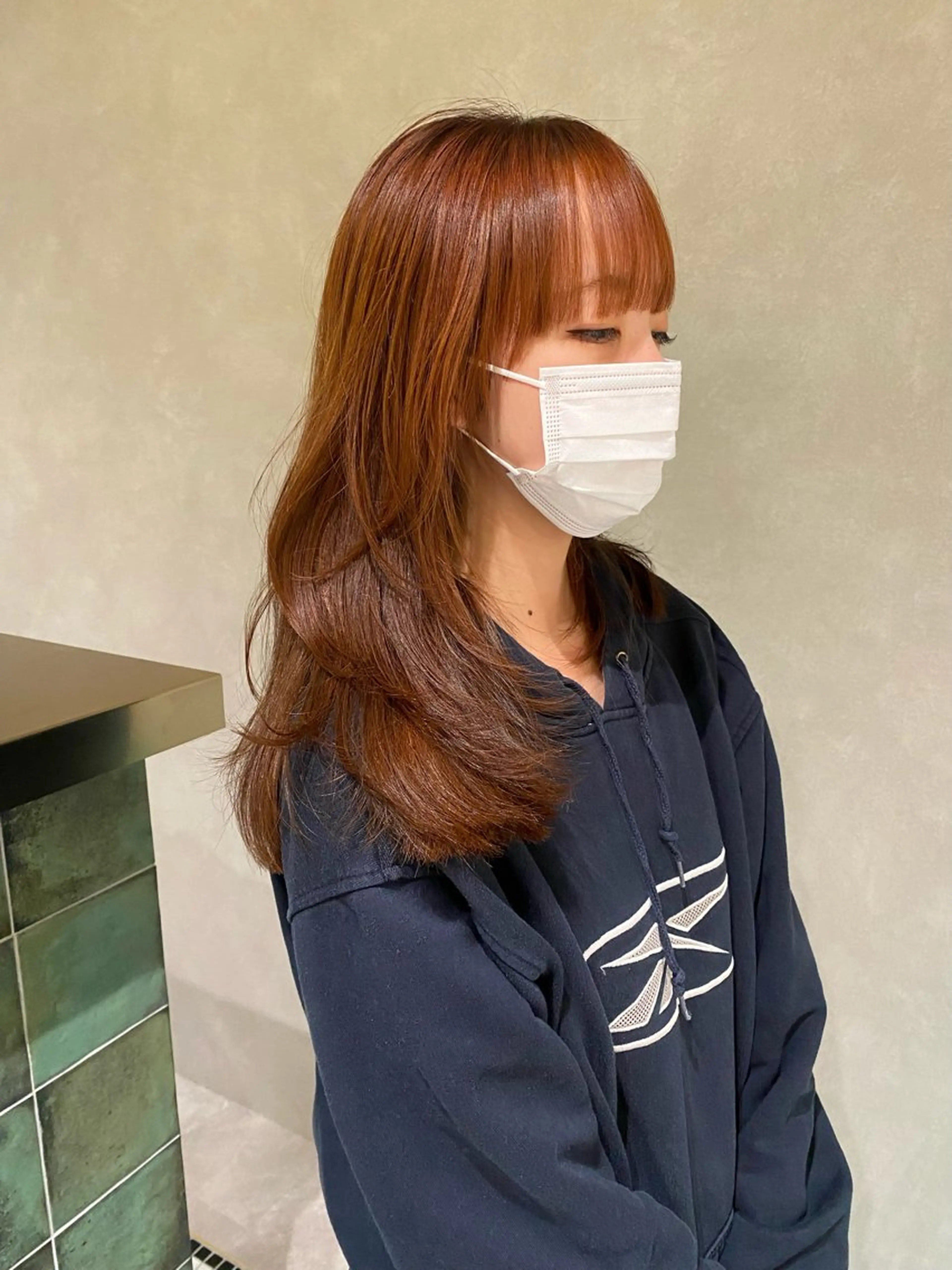 ロング ワンカールで盛れる レイヤー🎀Macoのヘアスタイル