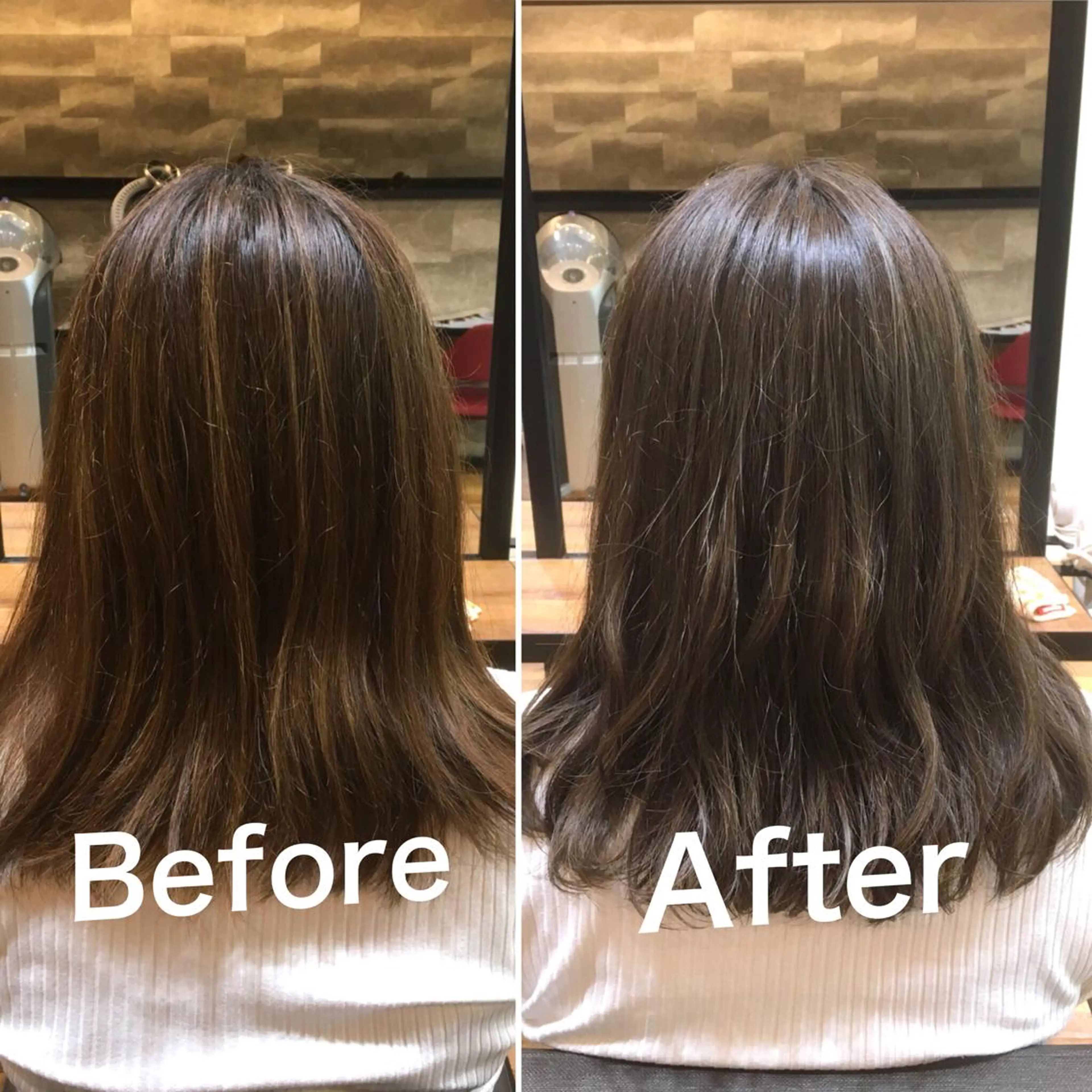 カラー アディクシーカラー オレンジ カット トリートメント 佐瀬竜矢PRIMAL /portのヘアスタイル