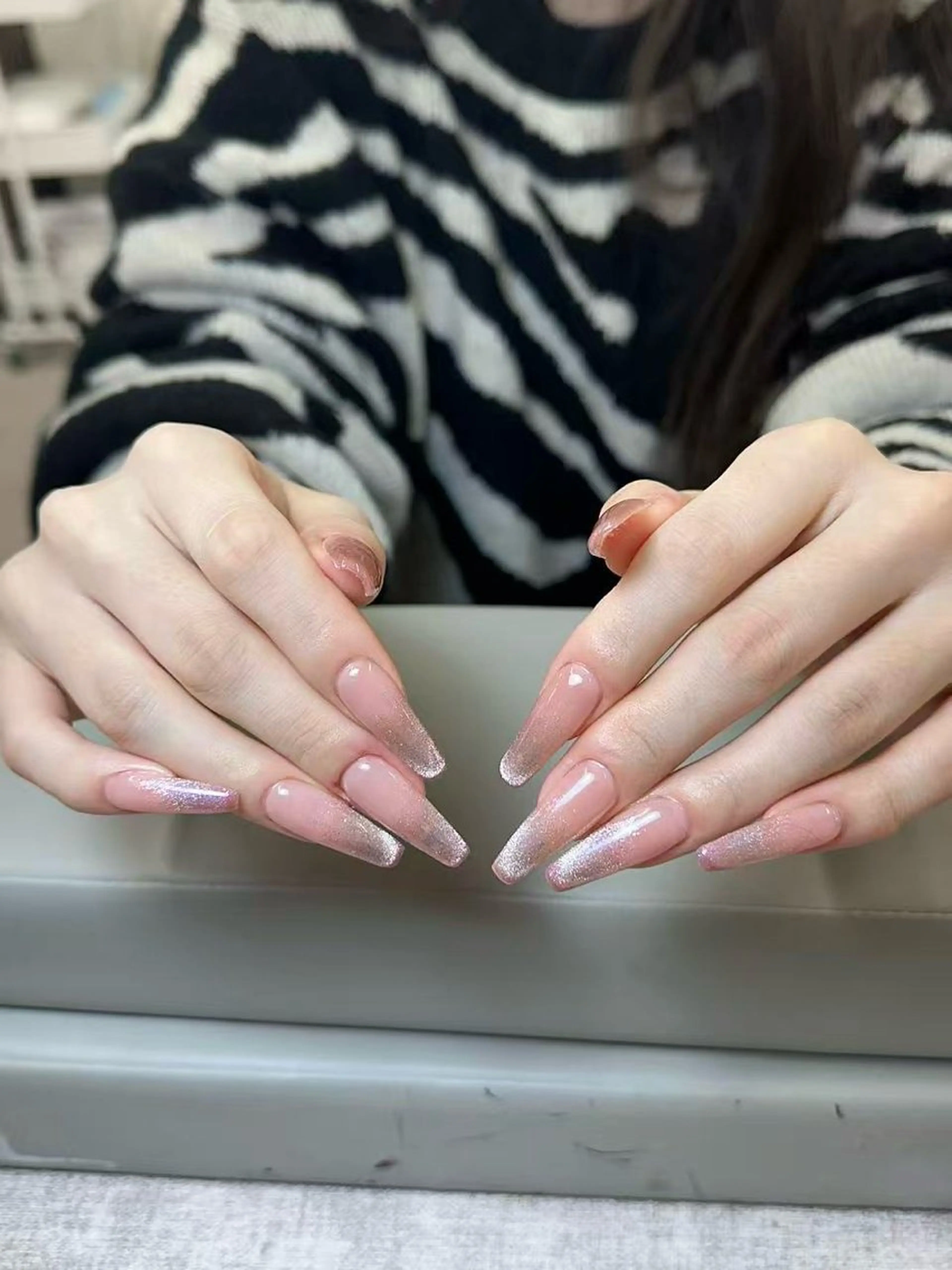 ネイル チークネイル フットネイル フレンチネイル ジェルネイル ガラスフレンチ ハンドネイル エニ Andyのネイルデザイン