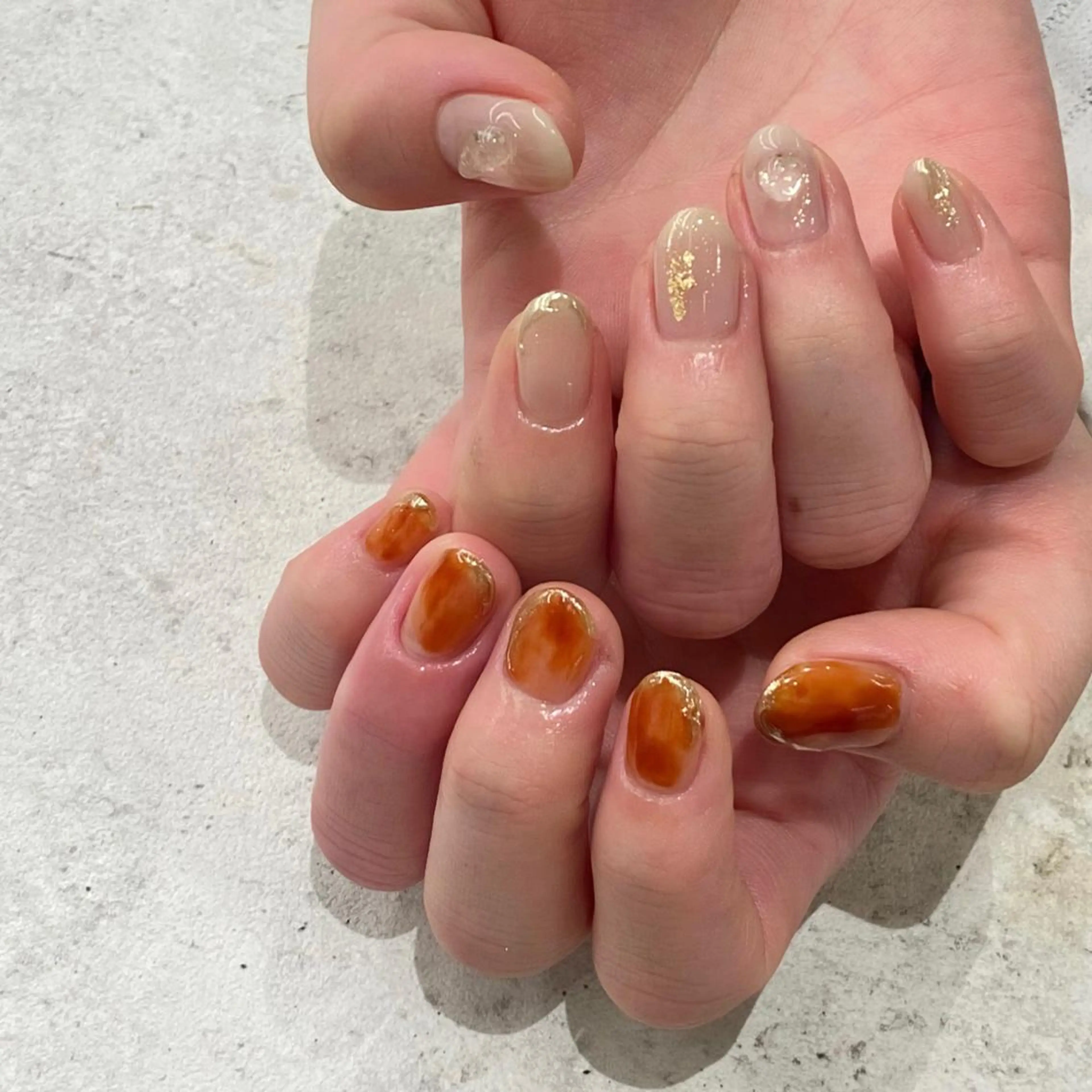 ネイル ハンドネイル Yuriko Omi パラジェル/渋谷のネイルデザイン