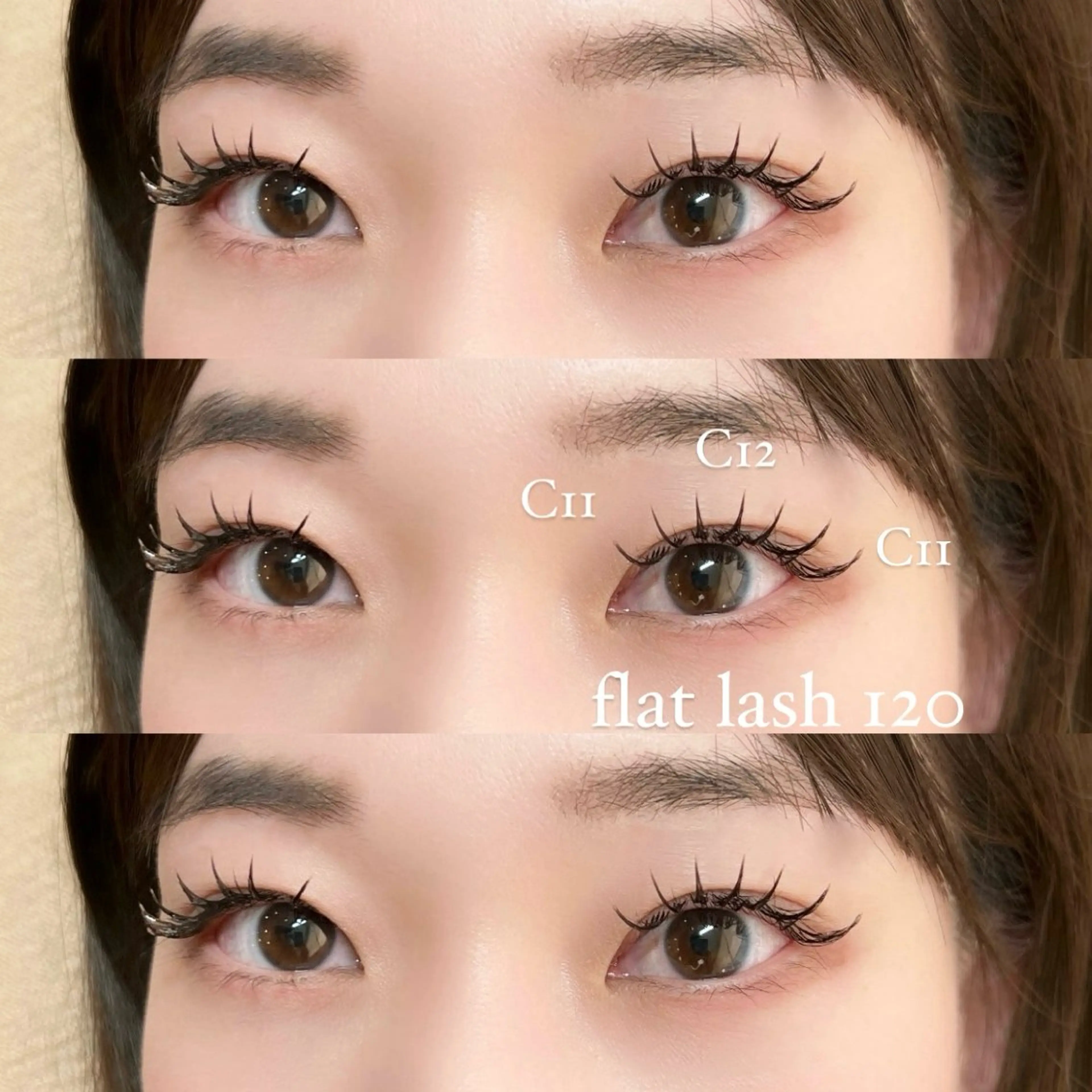 初回オフ無料🎀フラットラッシュ[160本¥8500]の写真