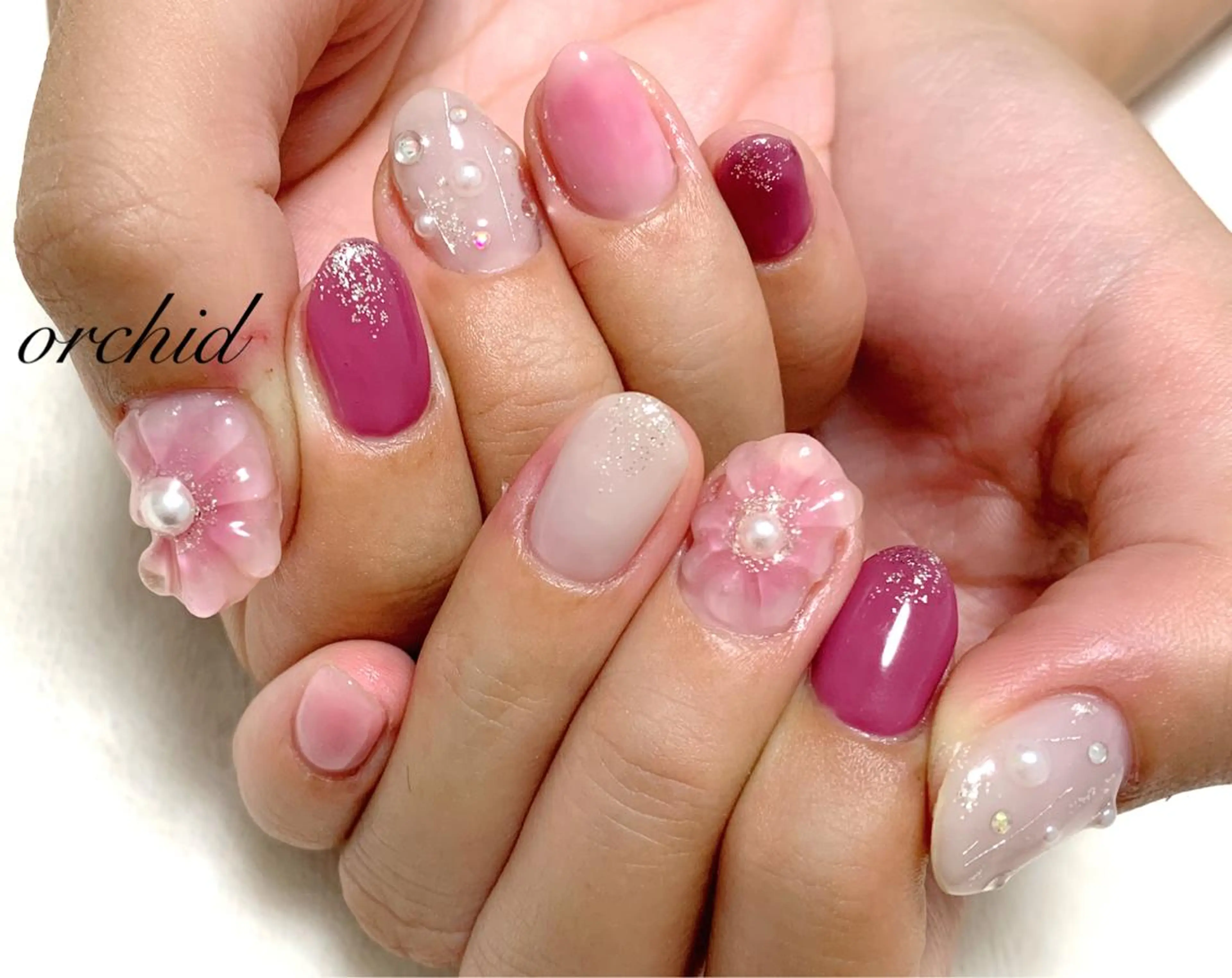 ネイル orchid ♡オーキッドのネイルデザイン