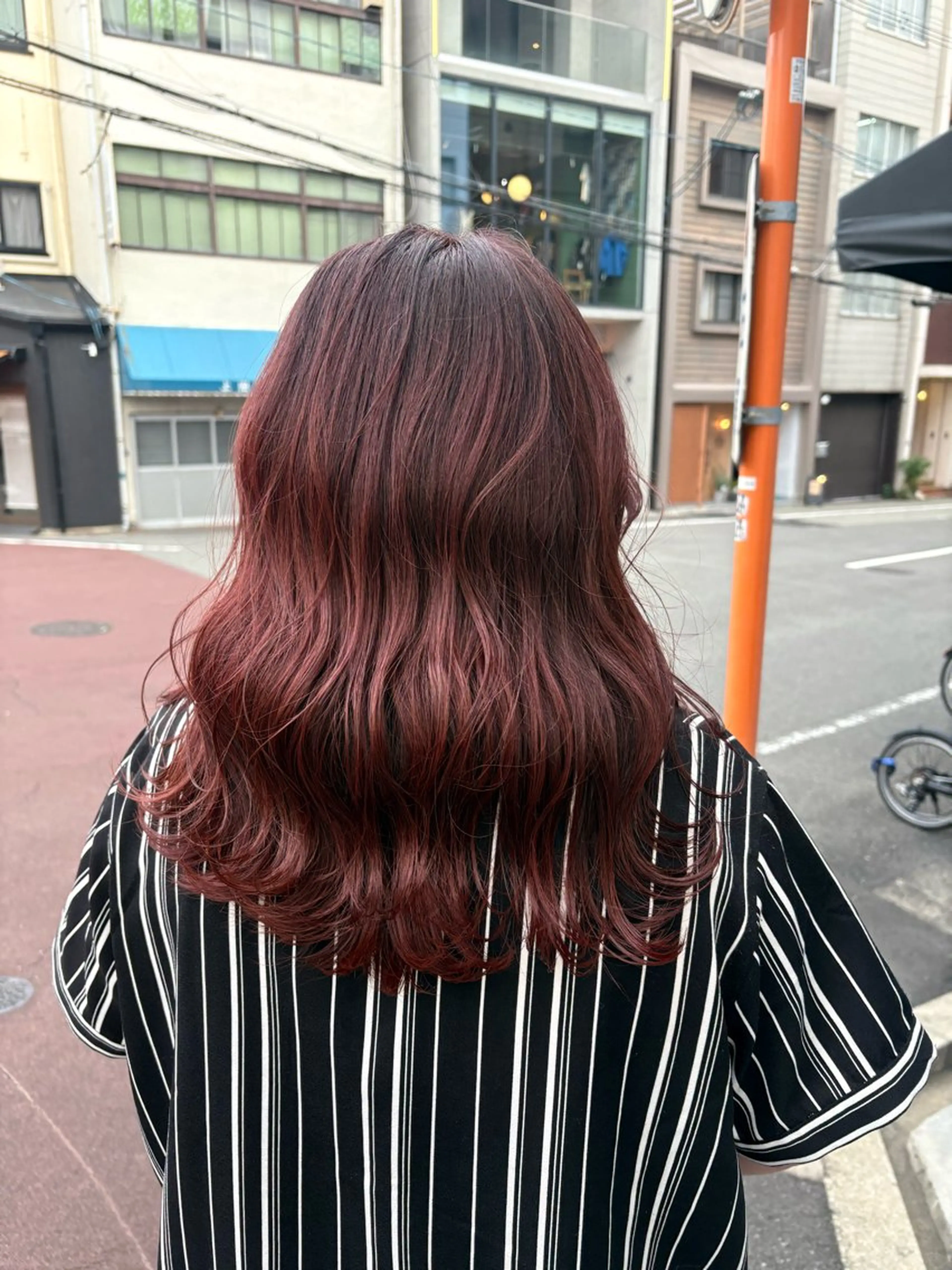 ロング ヘアカラー 藤倉なつみ /玉造のヘアスタイル