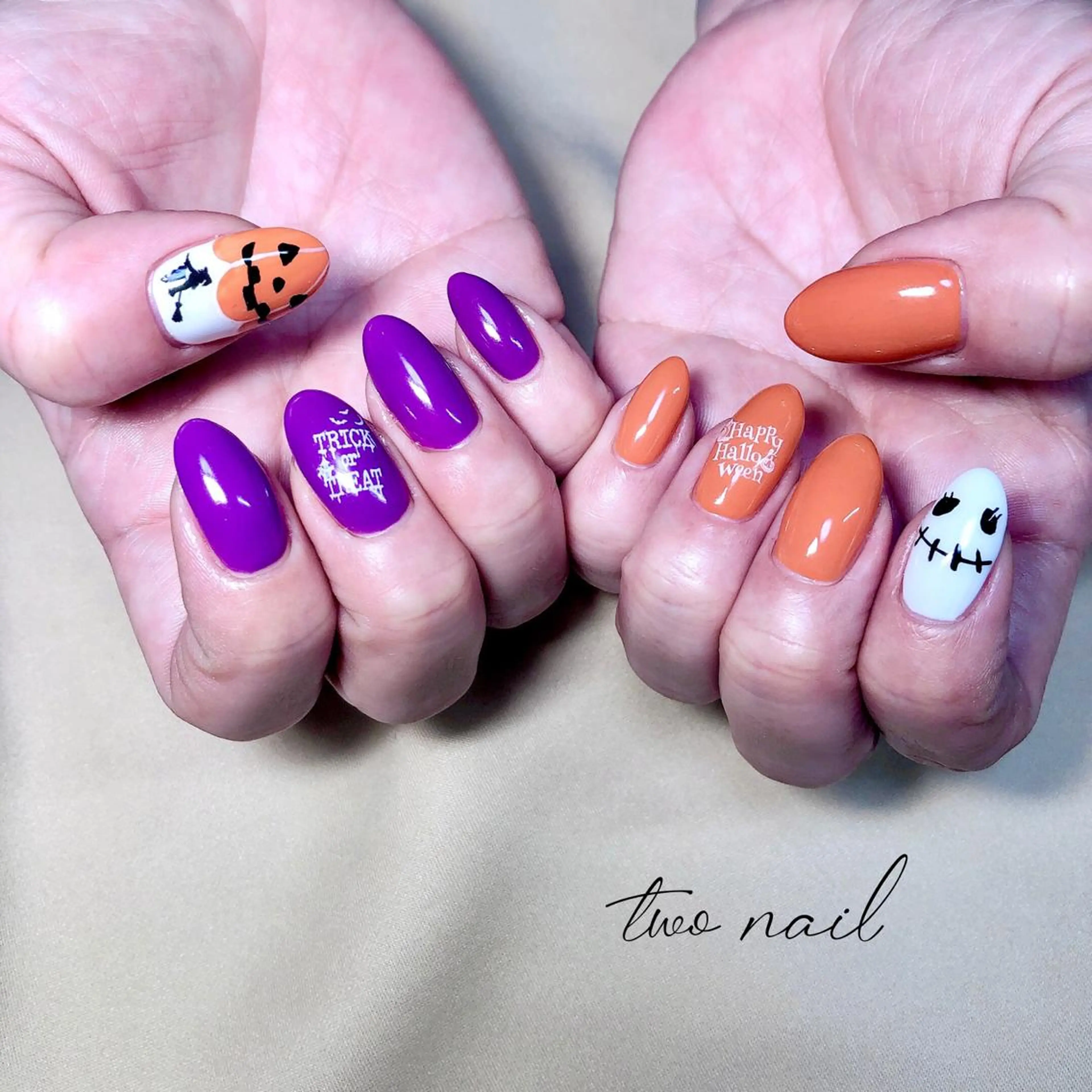 ネイル アートネイル フットネイル ハート ニュアンスネイル ホワイト two nailのネイルデザイン