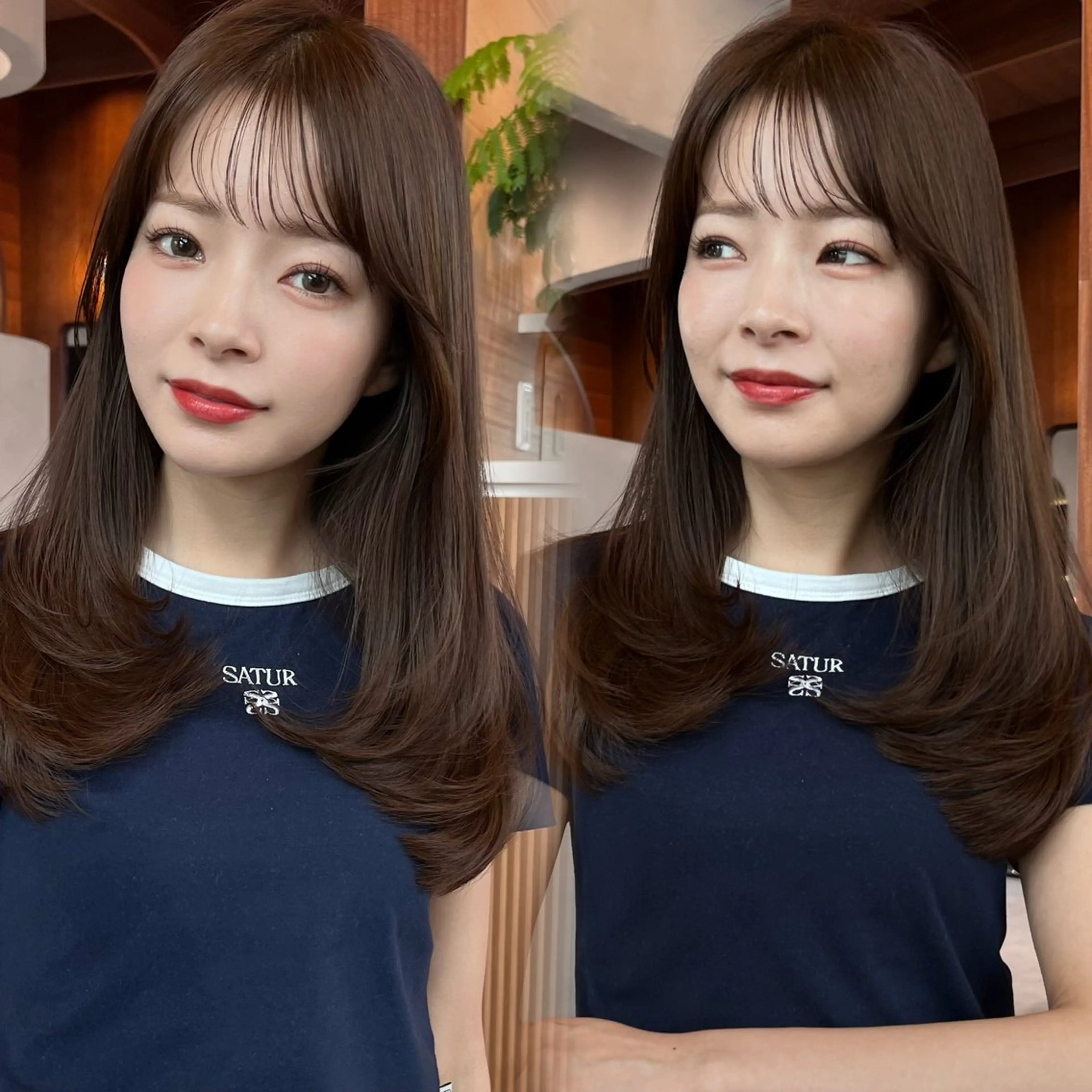 ロング レイヤーくびれヘア アレンジmanakaのヘアスタイル