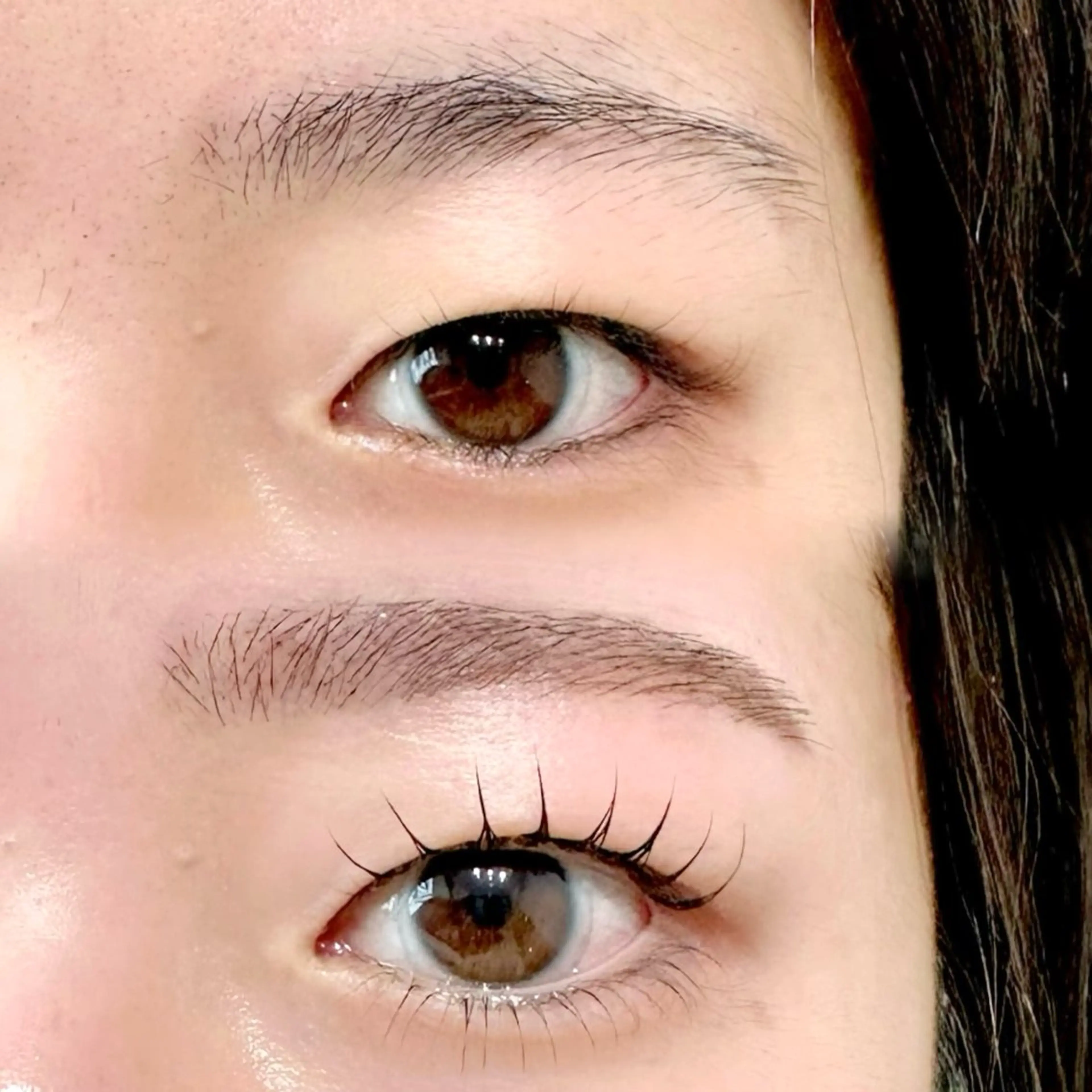 マツエク・マツパ 下まつげエクステ 一重×まつ毛パーマ まつ毛パーマ・眉毛・LED・マツエク専門店Anna eyelash仙台広瀬通店所属・🍒Anna🍒 佐藤莉奈のマツエク・マツパデザイン