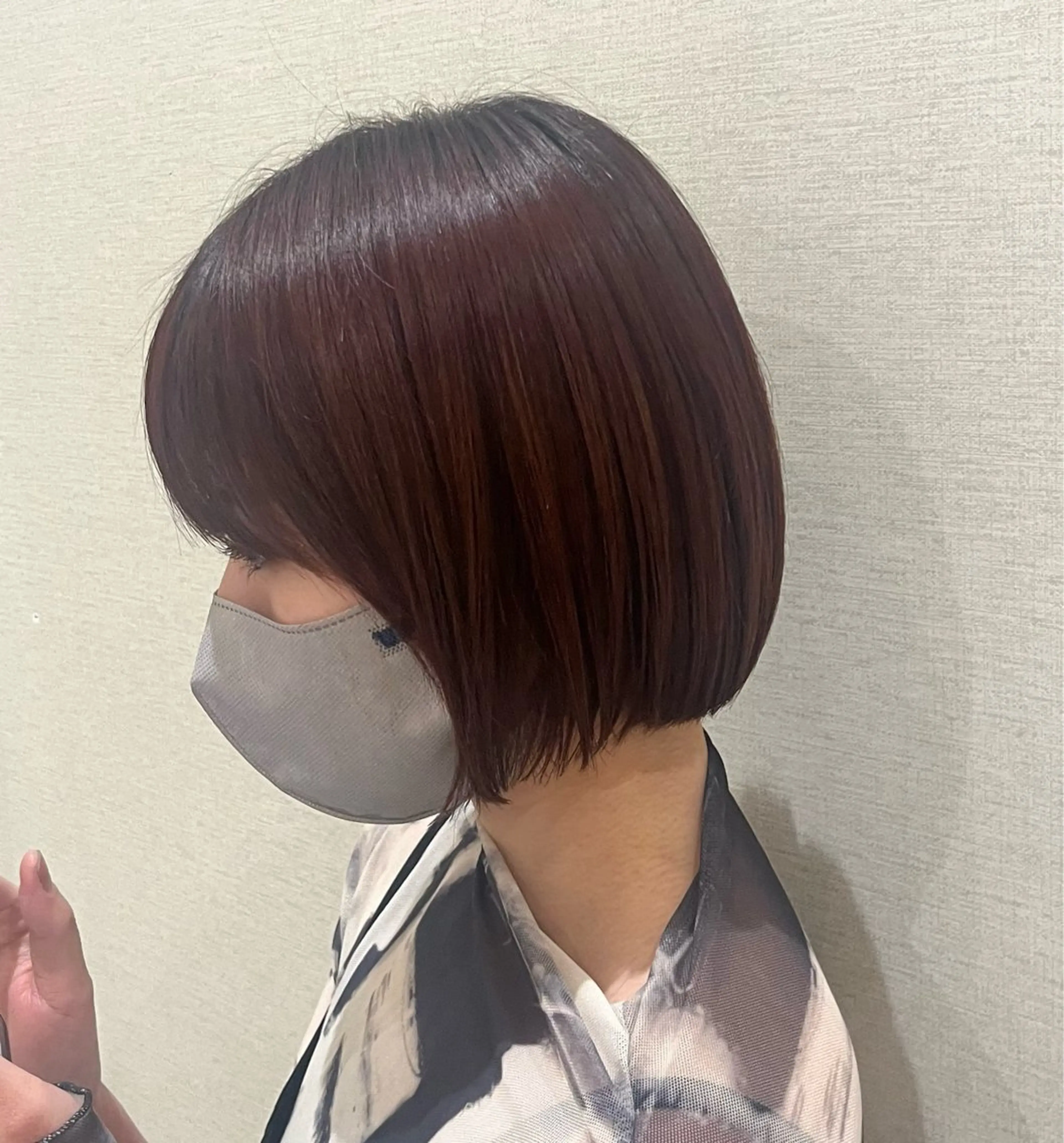 ミディアム ボブ 上原 佑介のヘアスタイル