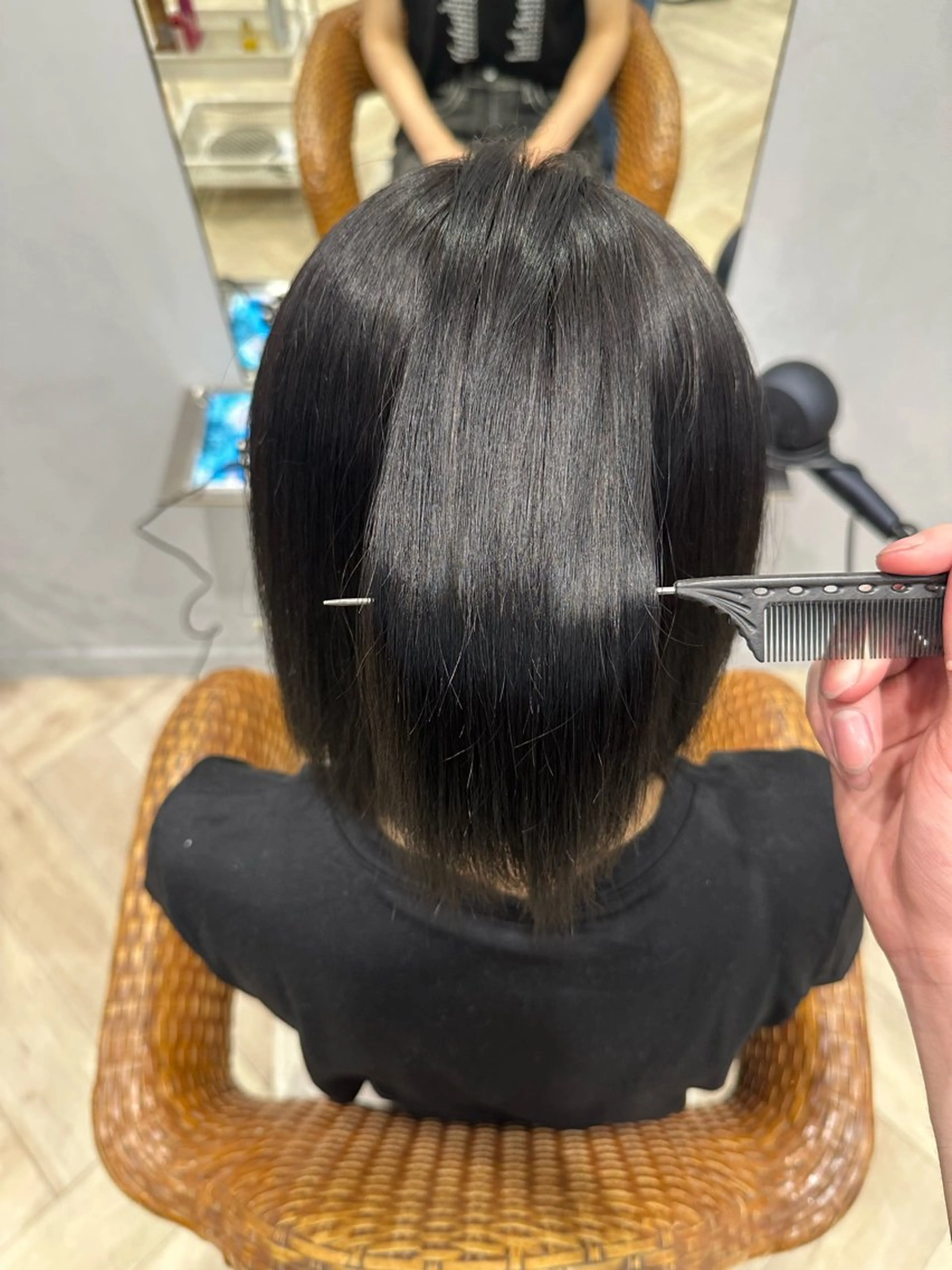 ミディアム カラー 菊池 諒平のヘアスタイル