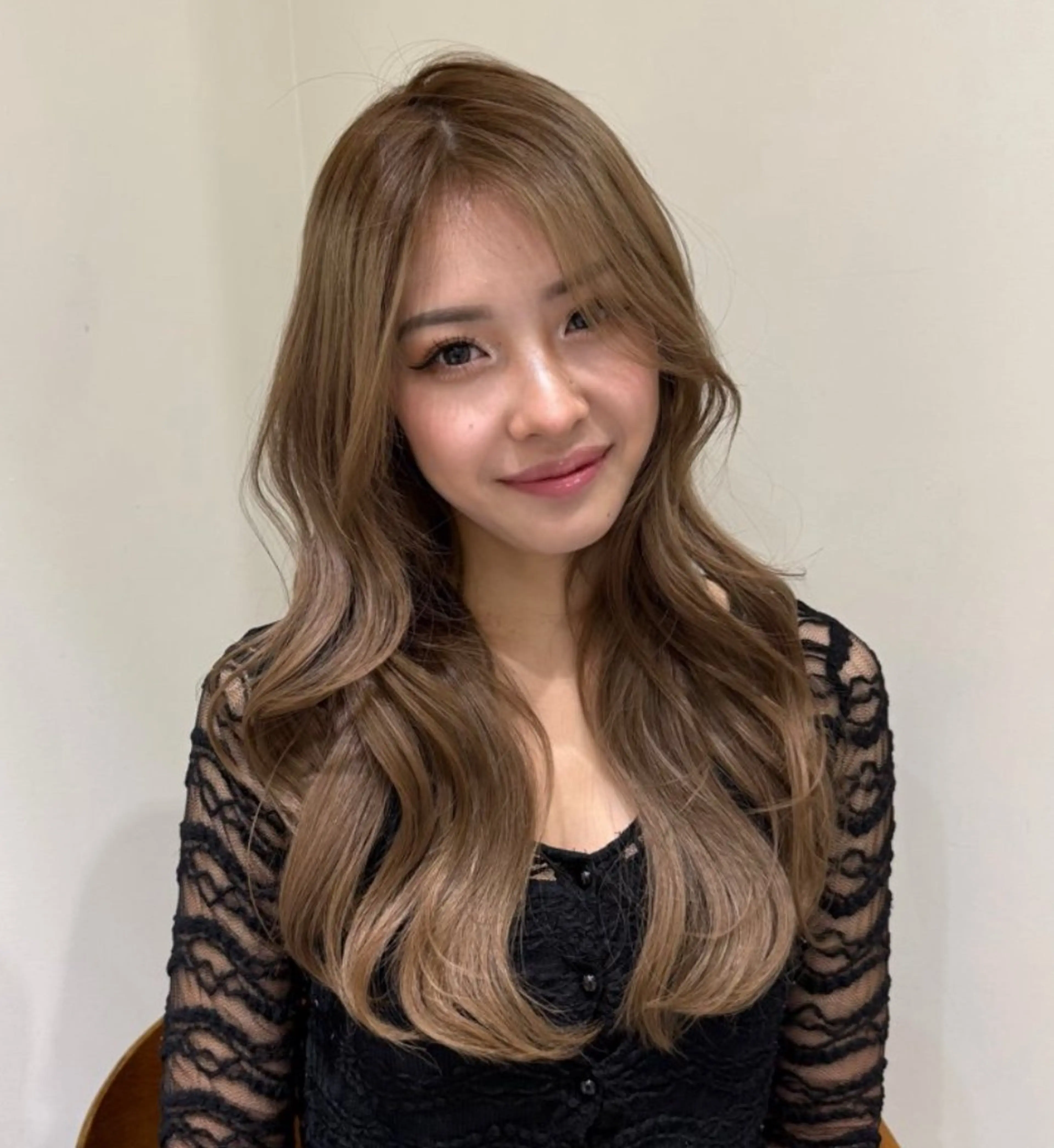 ロング カラー ヘアカラー ぱつっとボブ/透明感 カラー/Ayakaのヘアスタイル