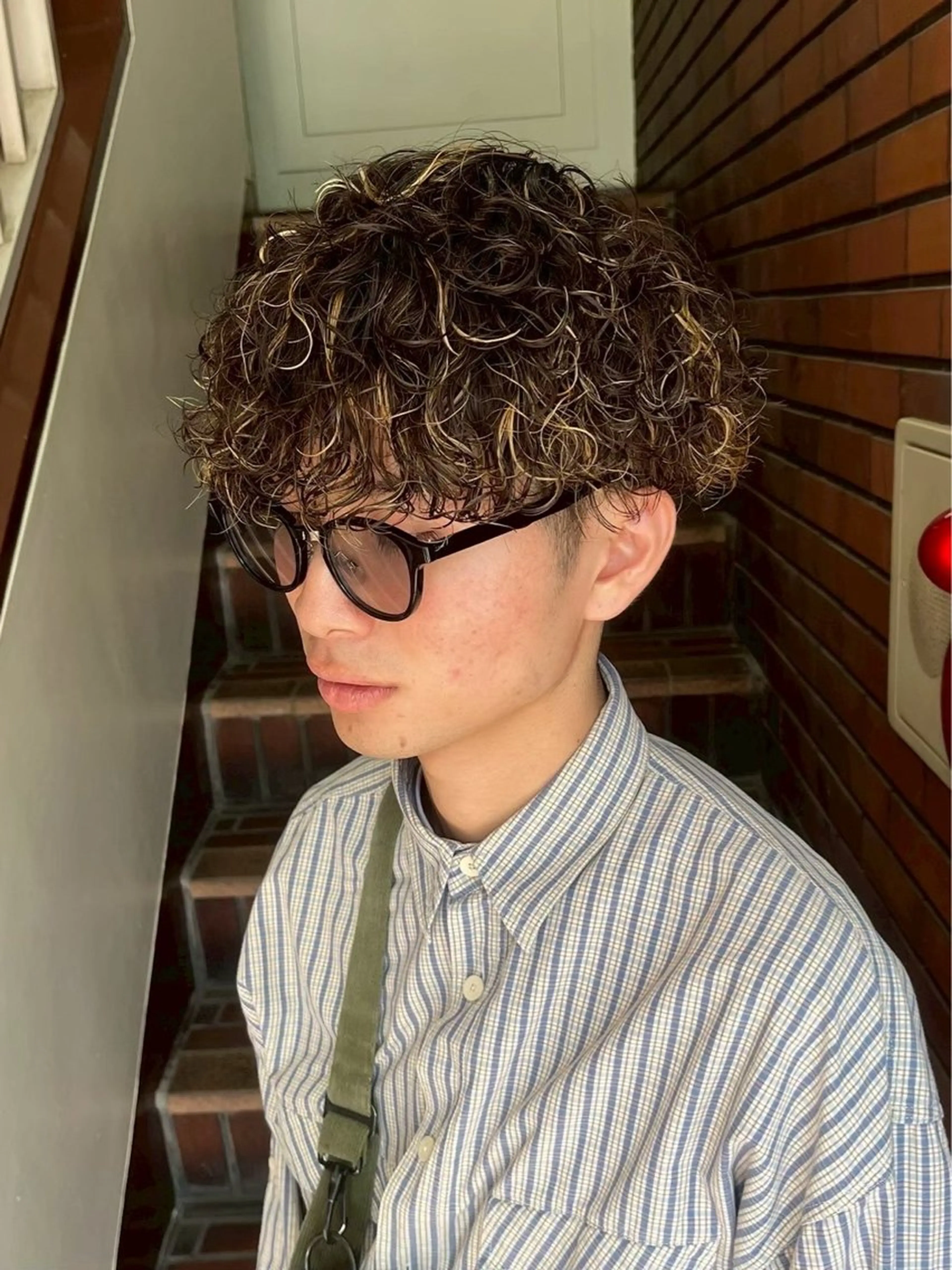 ミディアム カラー パーマ メンズ 🌟 モデル様募集中 🌟　保坂太一のヘアスタイル