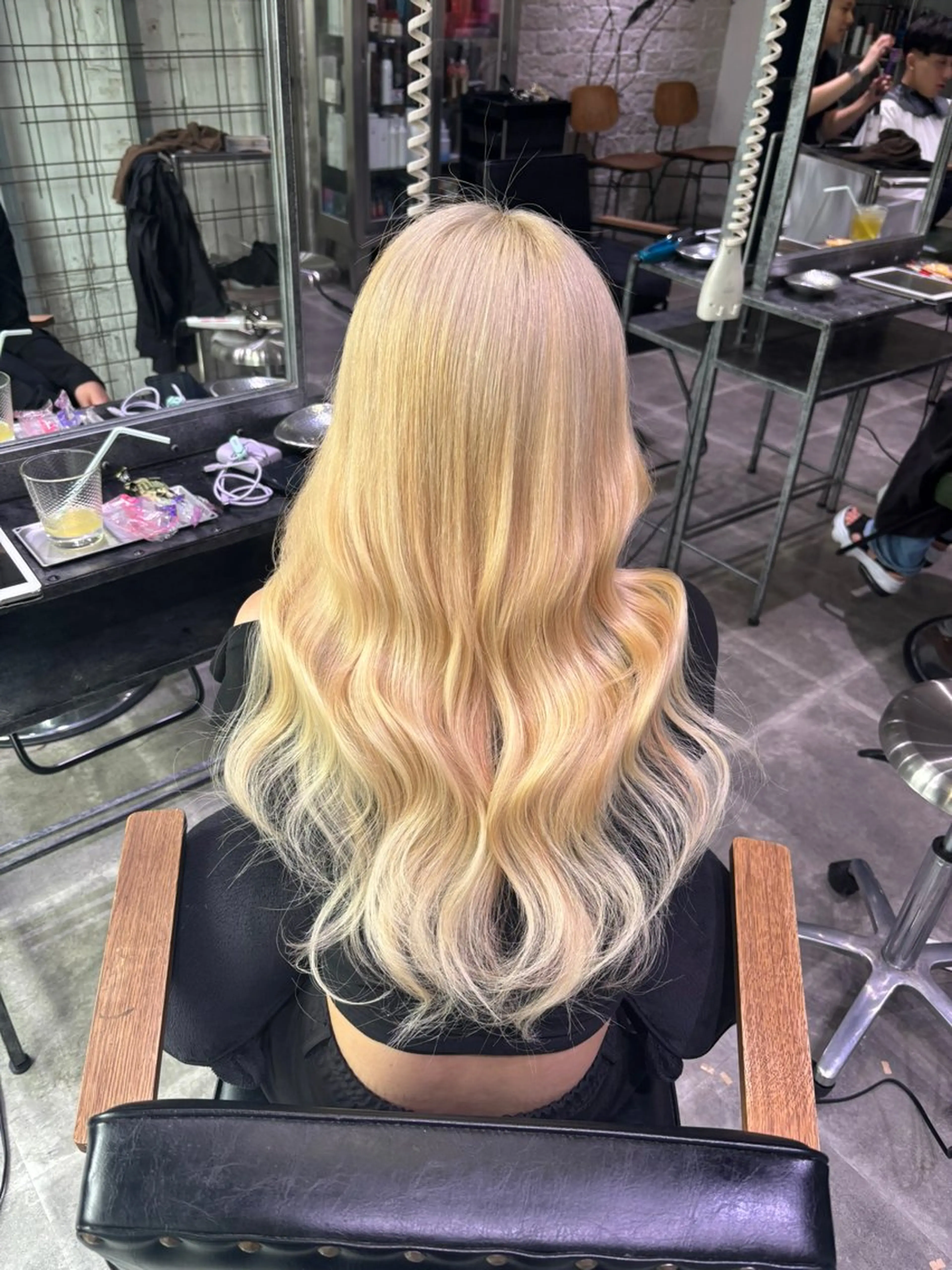 ロング カラー カット エクステ AYANE 韓国ヘア /レイヤーカットのヘアスタイル