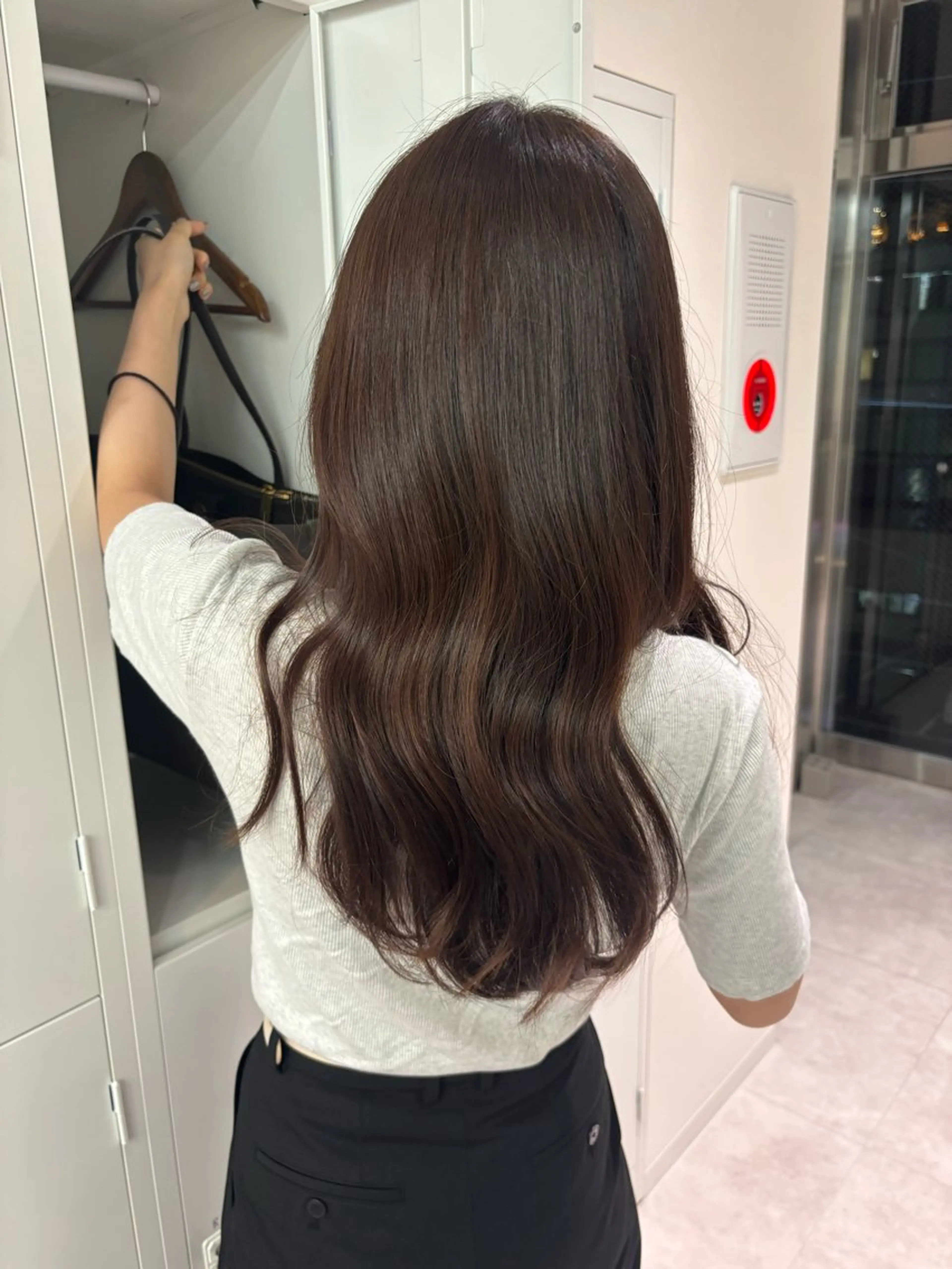 ロング カラー カット ヘアカラー トリートメント ヘッドスパ 広島/ヘアセット /ベージュ/わかなのヘアスタイル