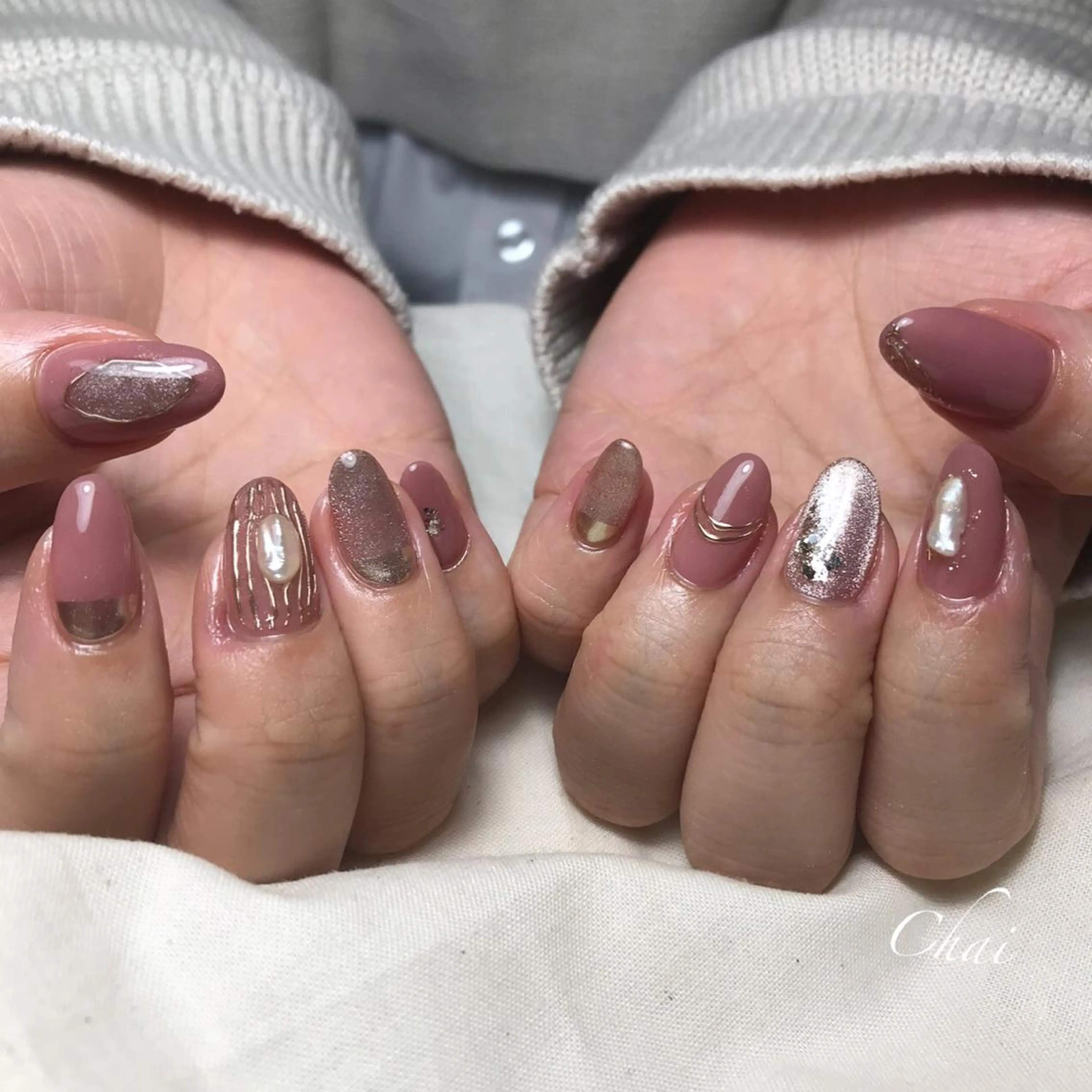 ネイル ハンドネイル 💅chainail _aiのネイルデザイン
