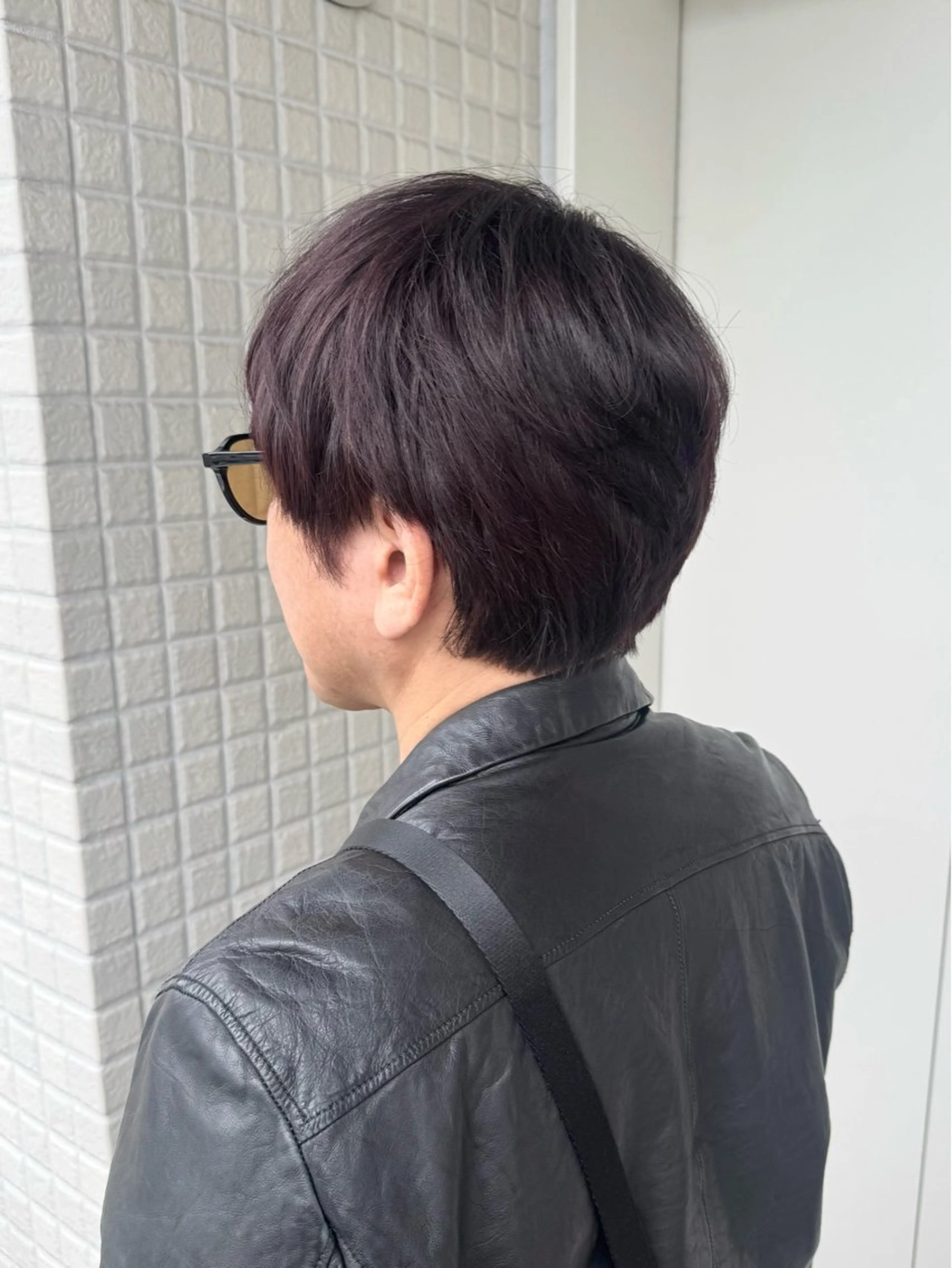 ショート カラー ヘアカラー トリートメント 美髪縮毛矯正/暖色 カラー/ヘアメのヘアスタイル