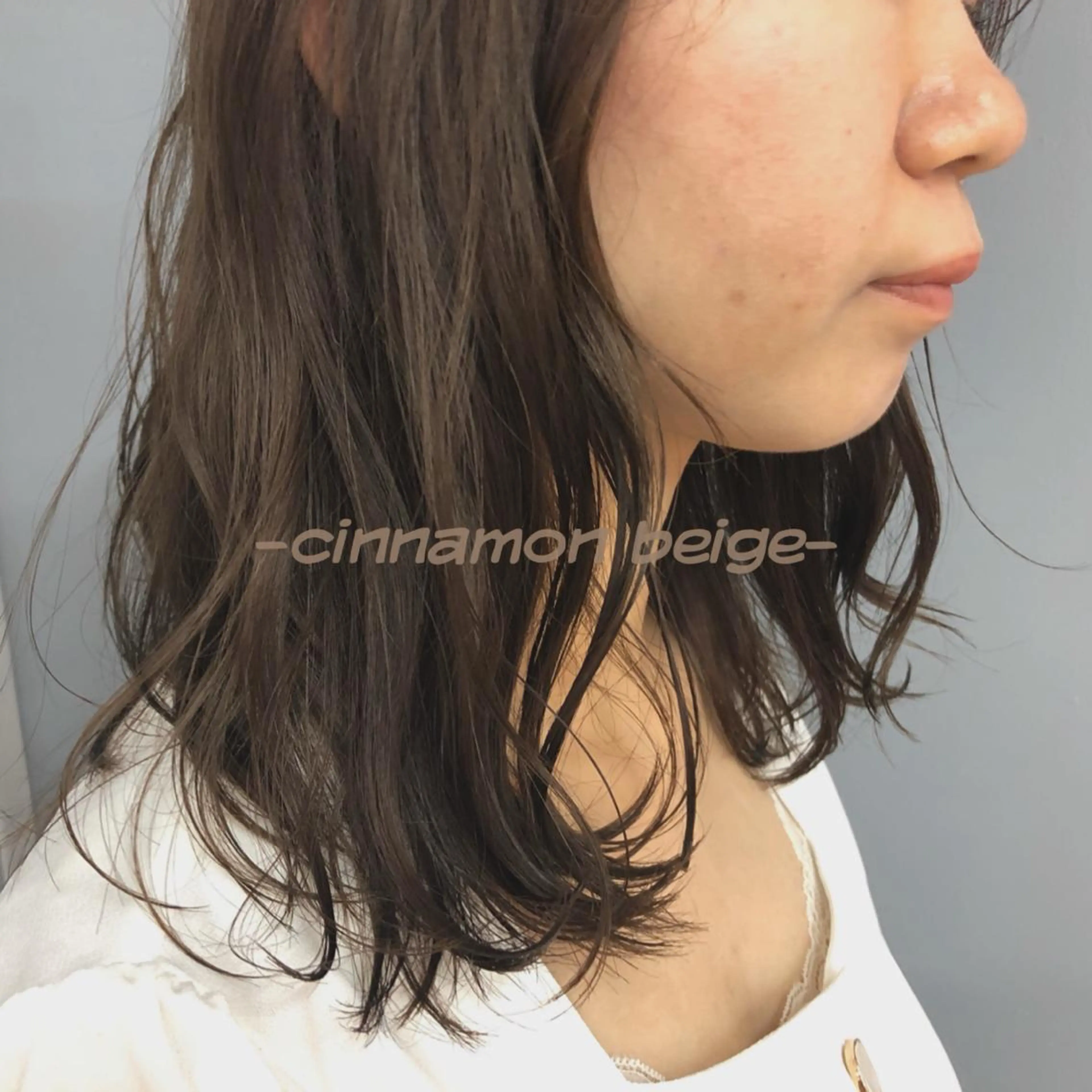 セミロング カラー パーマ ヘアアレンジ メンズ キッズ ネイル マツエク・マツパ 横浜Bob美容師🤎 ERINAのヘアスタイル