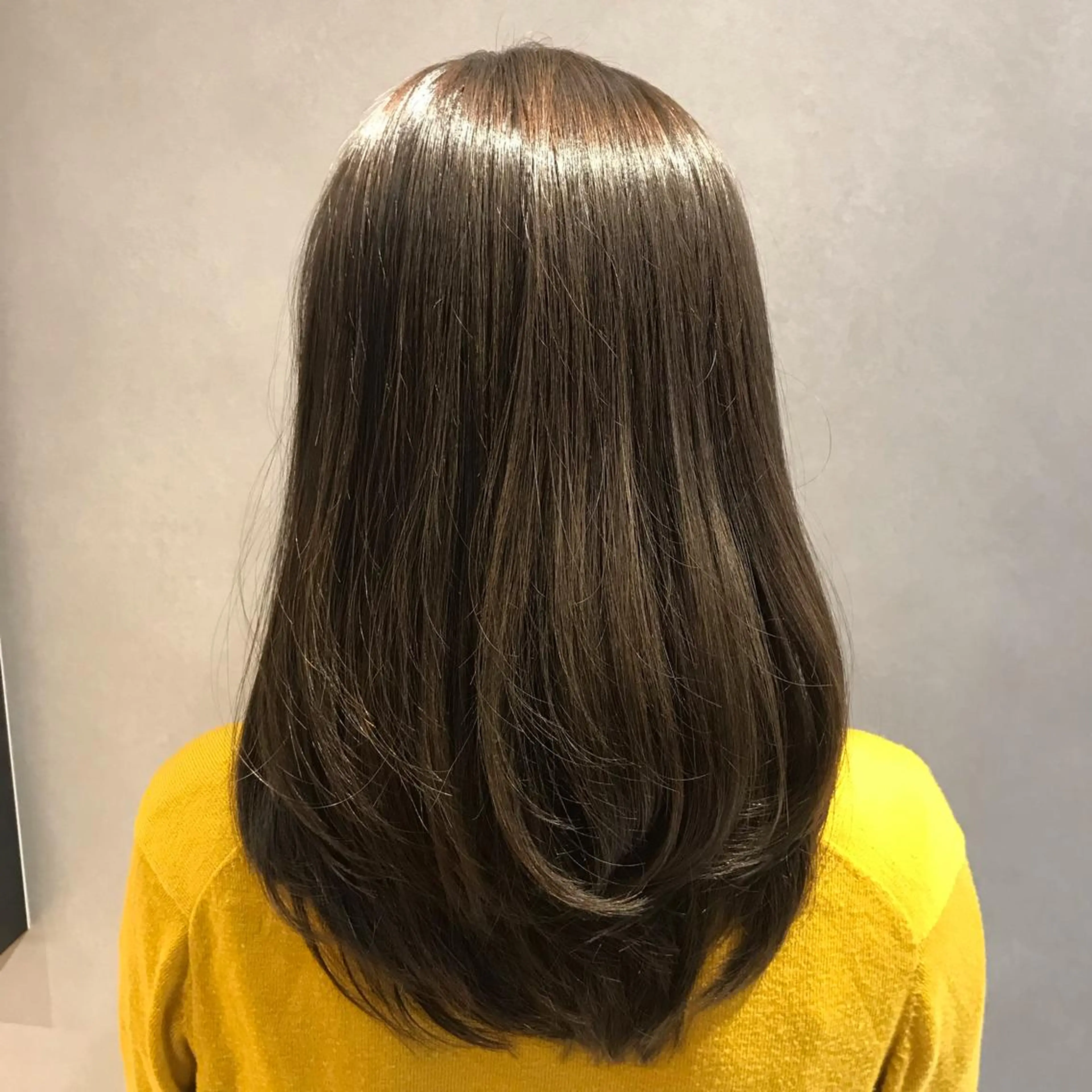 カラー ベージュカラー 土佐 優奈のヘアスタイル