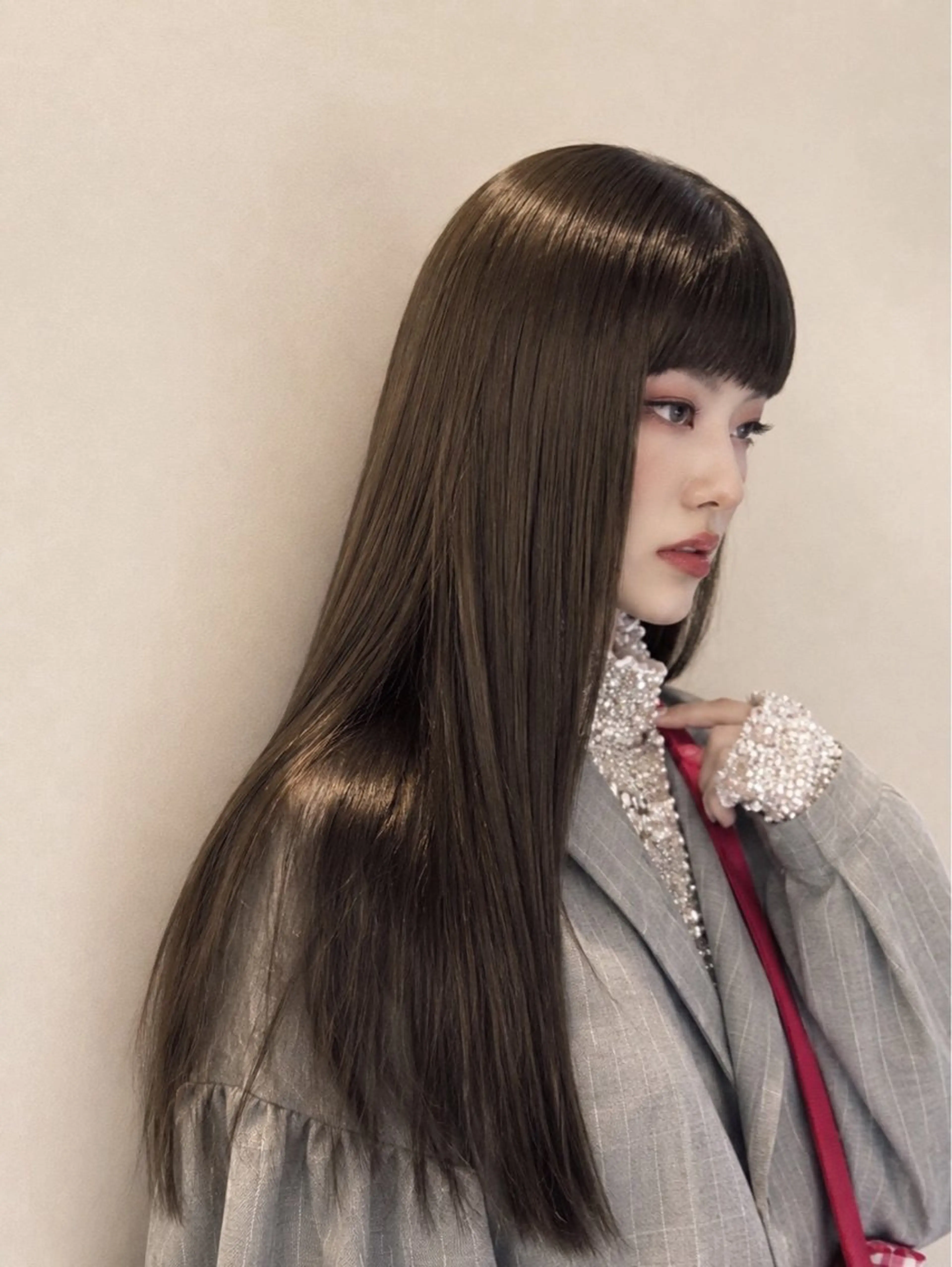 💎柔らか艶髪💎カット+酸性ストレート+水素トリートメントの写真