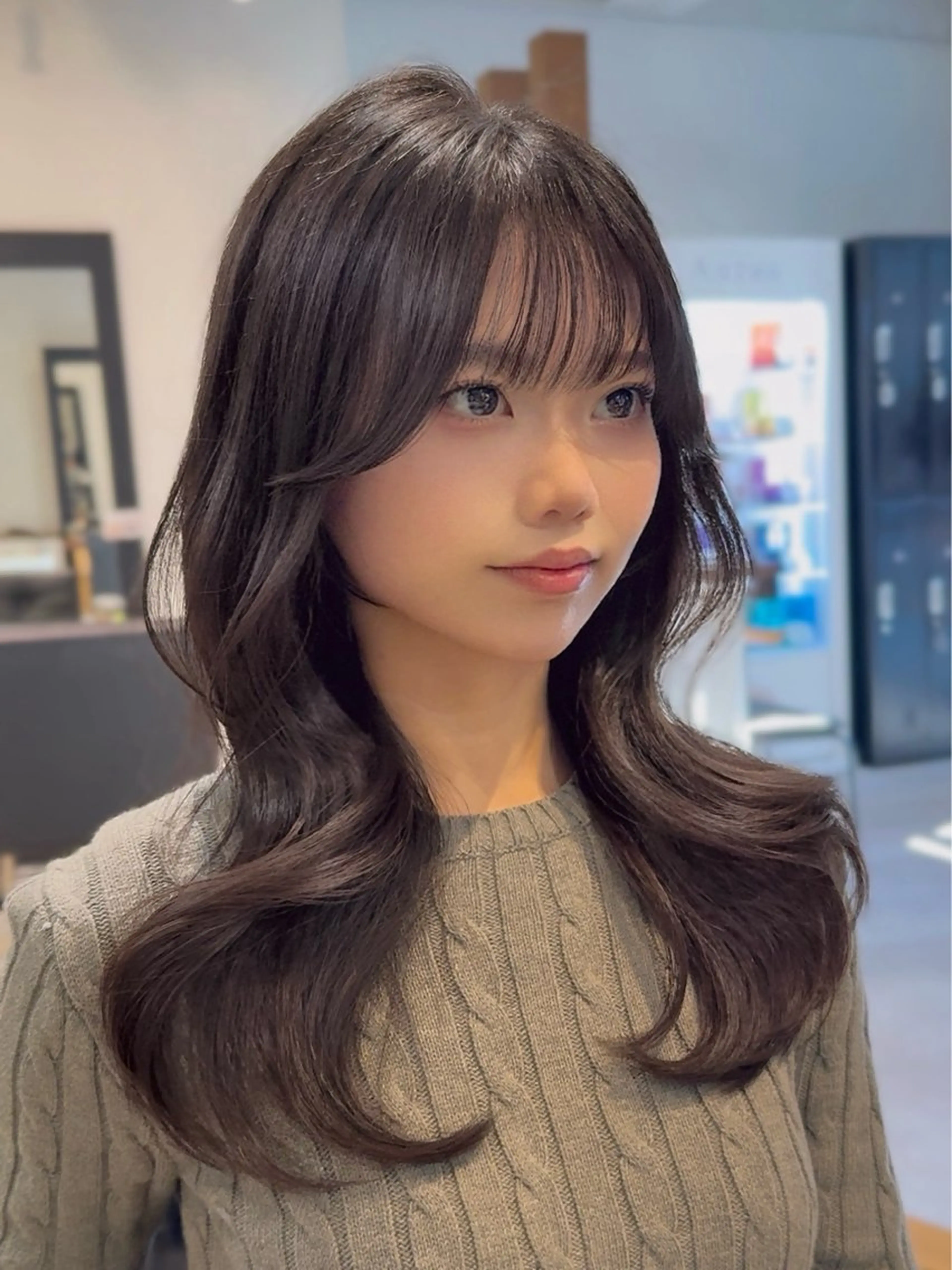 セミロング VIEW  NEO所属・大阪/ショート特化型 美容師/吉留亜門のヘアスタイル