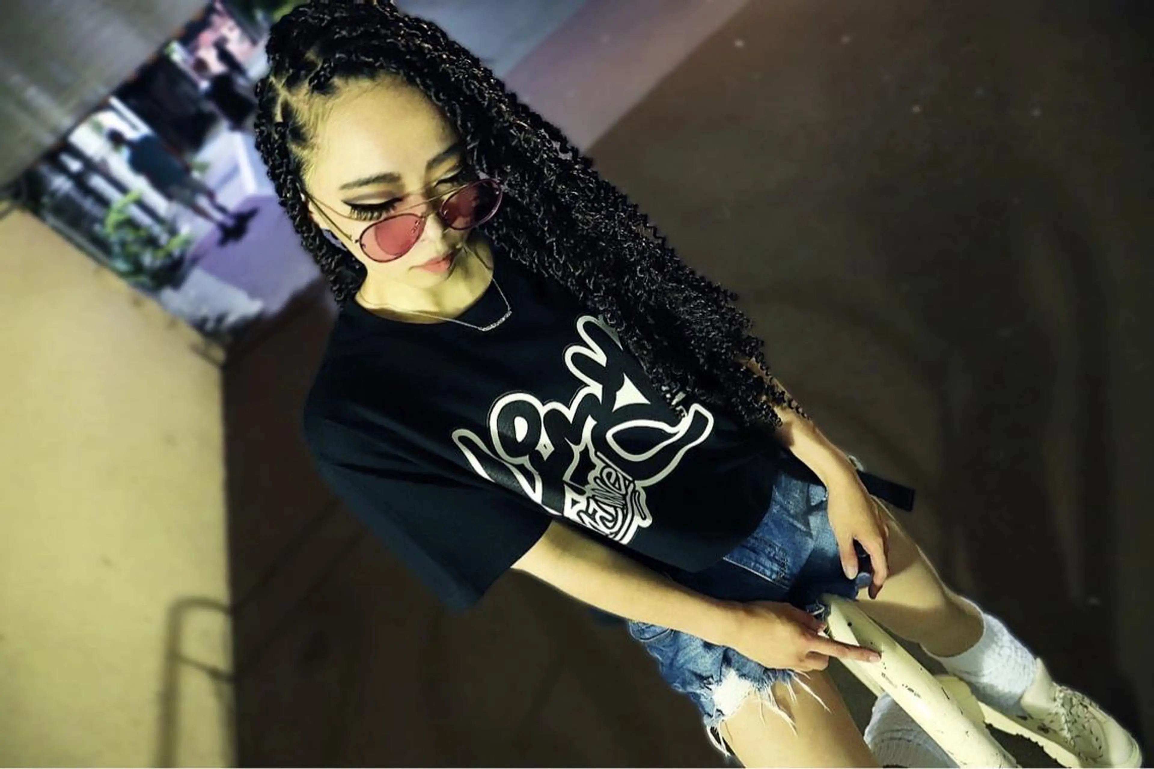 ロング ヘアアレンジ MEI/ブレイズ/ コーンロウ/茅ヶ崎のヘアスタイル