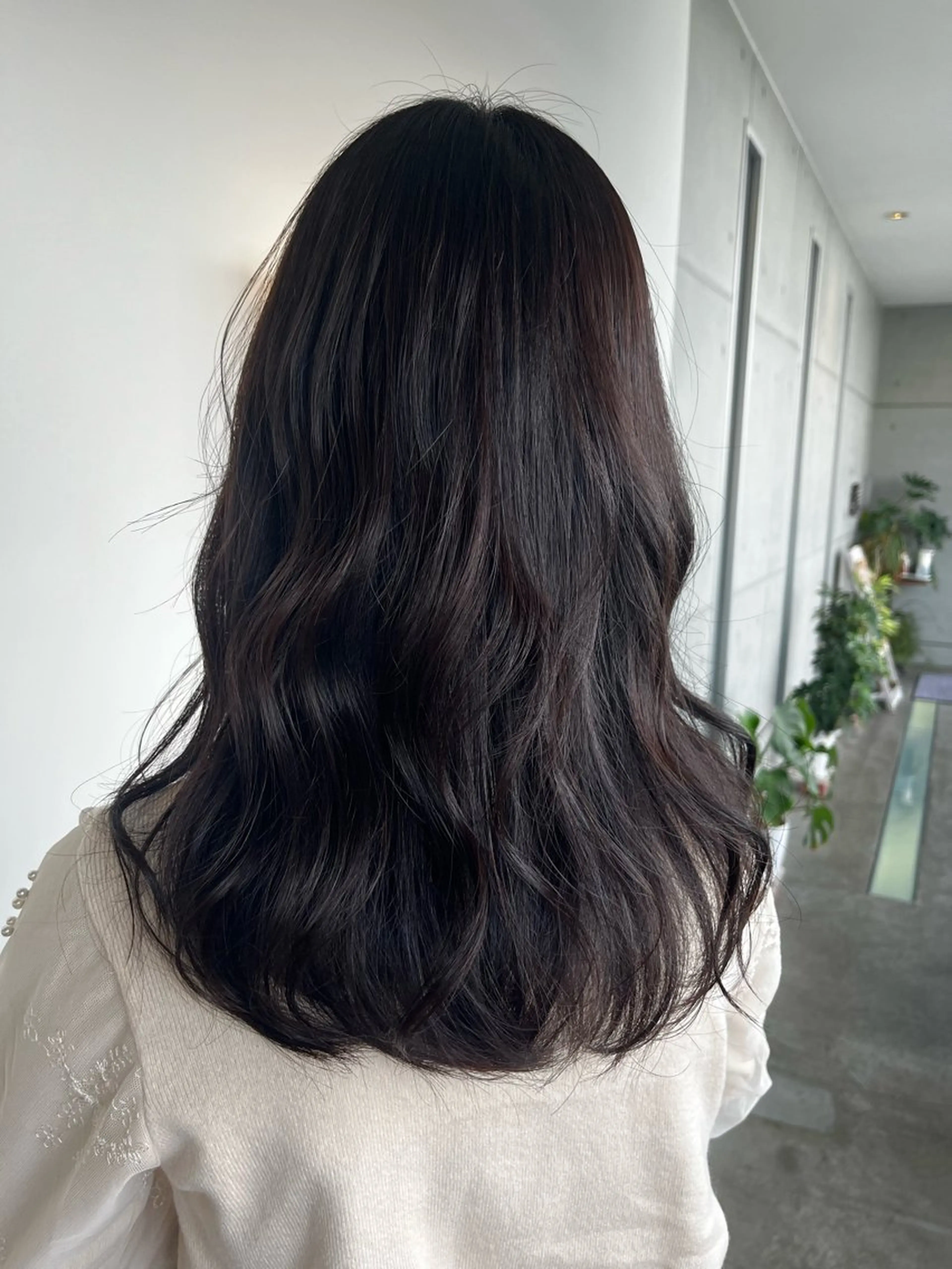 ミディアム おせ ちさとのヘアスタイル