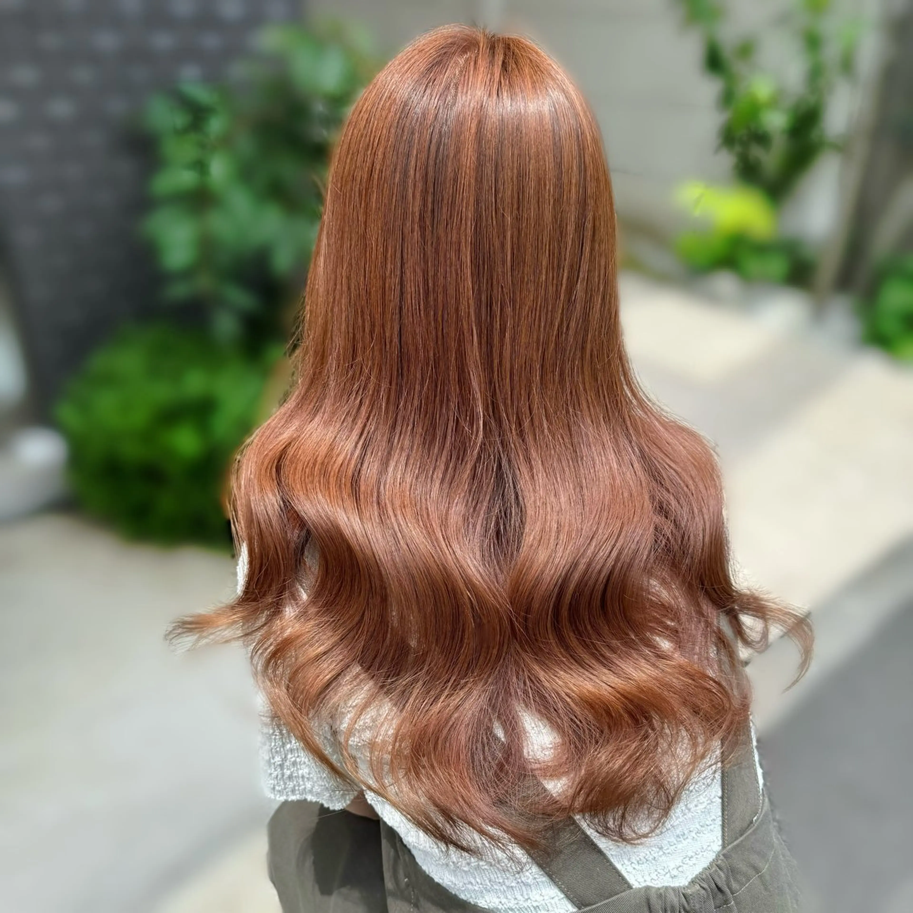 ロング カラー ヘアカラー トリートメント ブリーチなしカラー kana🐱のヘアスタイル
