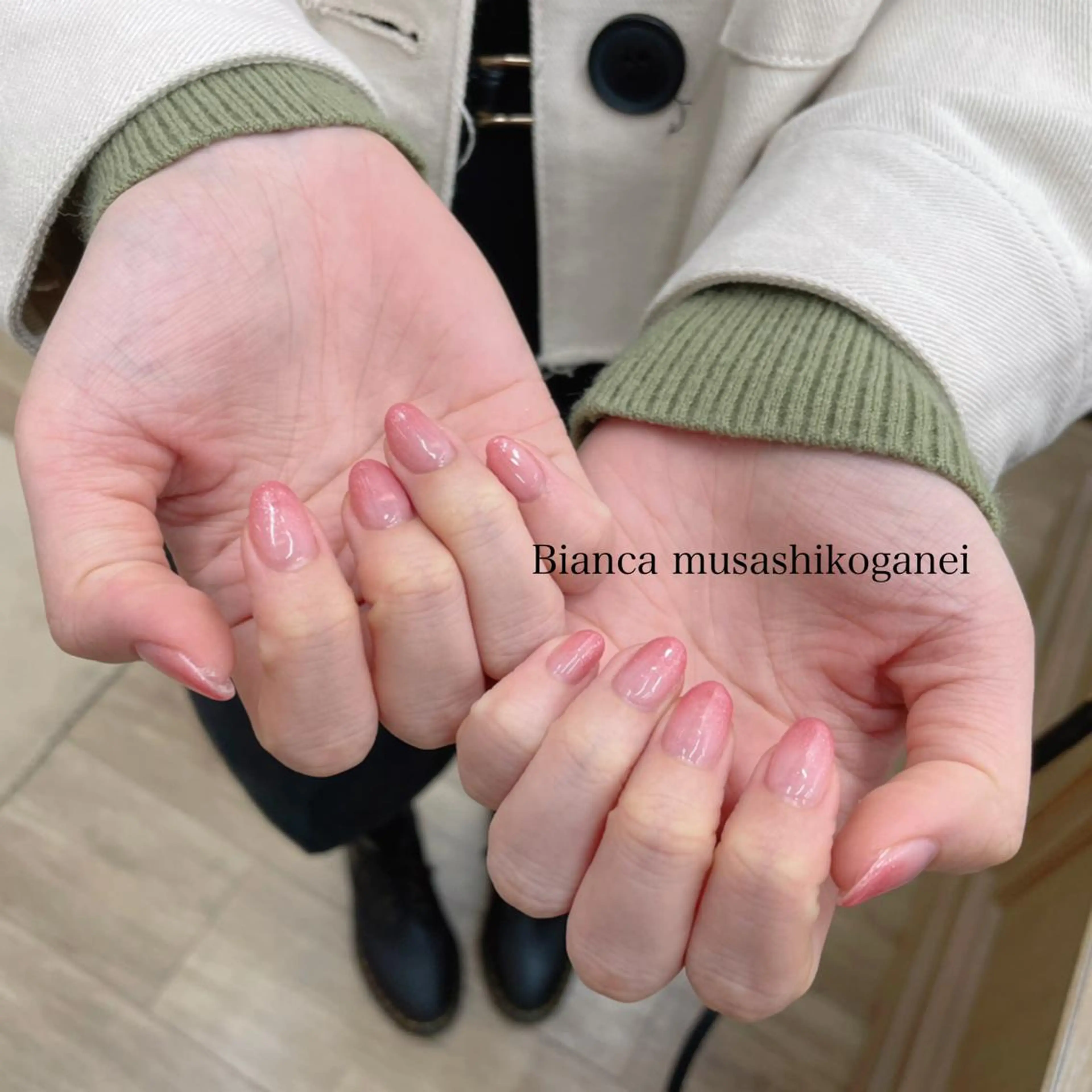 ネイル グラデーション Bianca 武蔵小金井　ほしののネイルデザイン