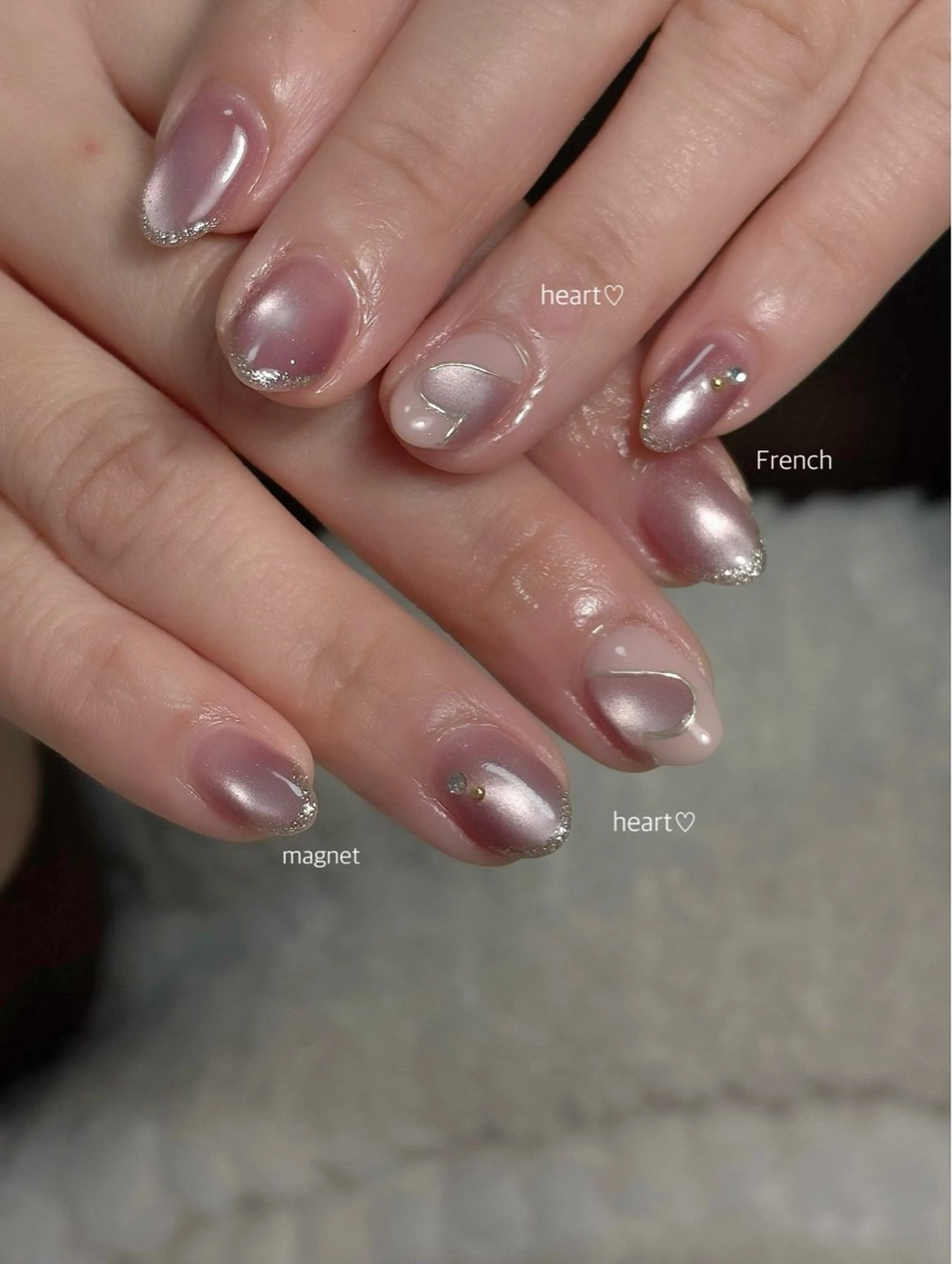 ネイル 持ち込み シンプルネイル nail salon come trueのネイルデザイン