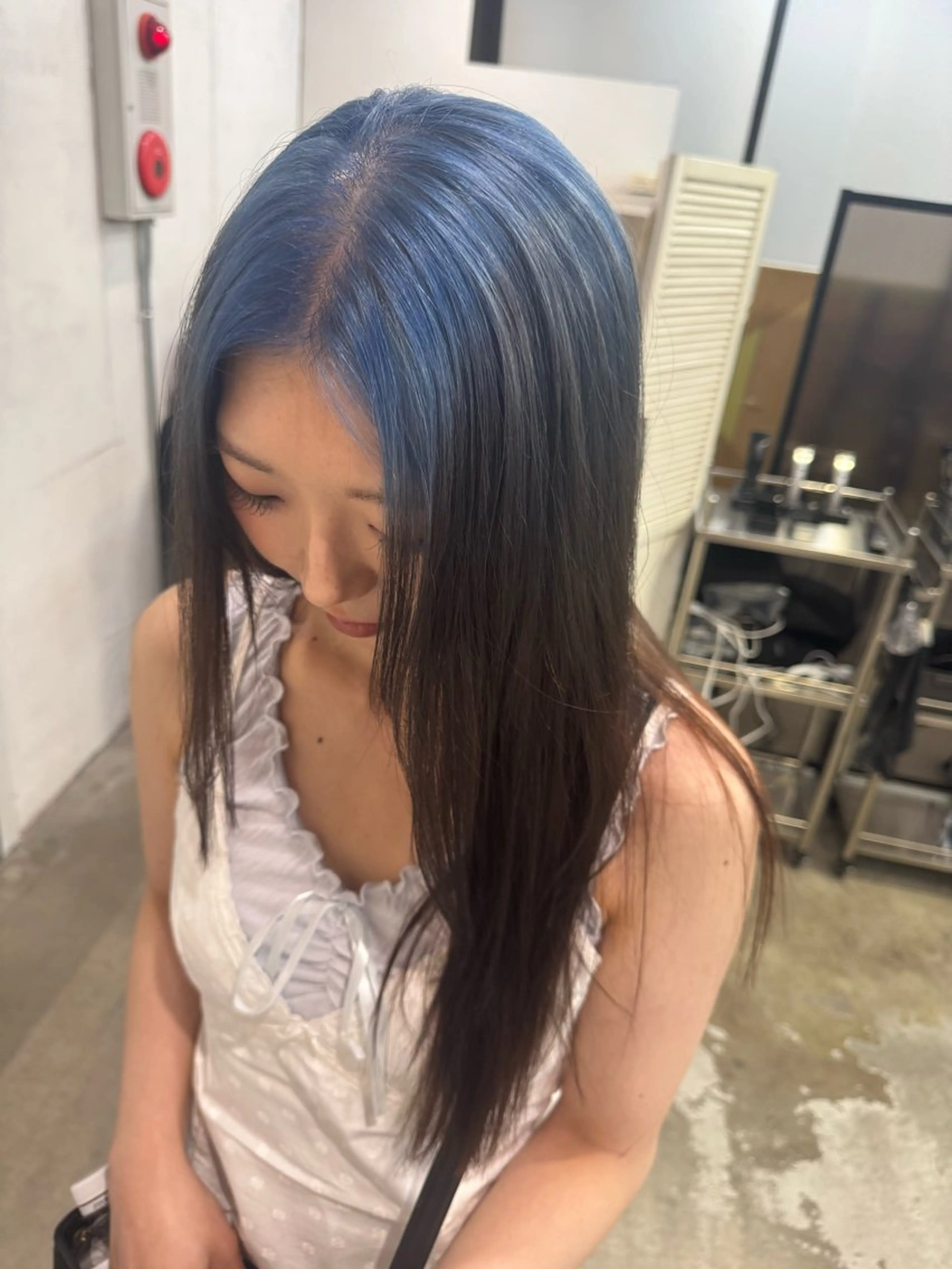 セミロング カラー 縮毛矯正 髪質改善寺坂雄飛💐のヘアスタイル