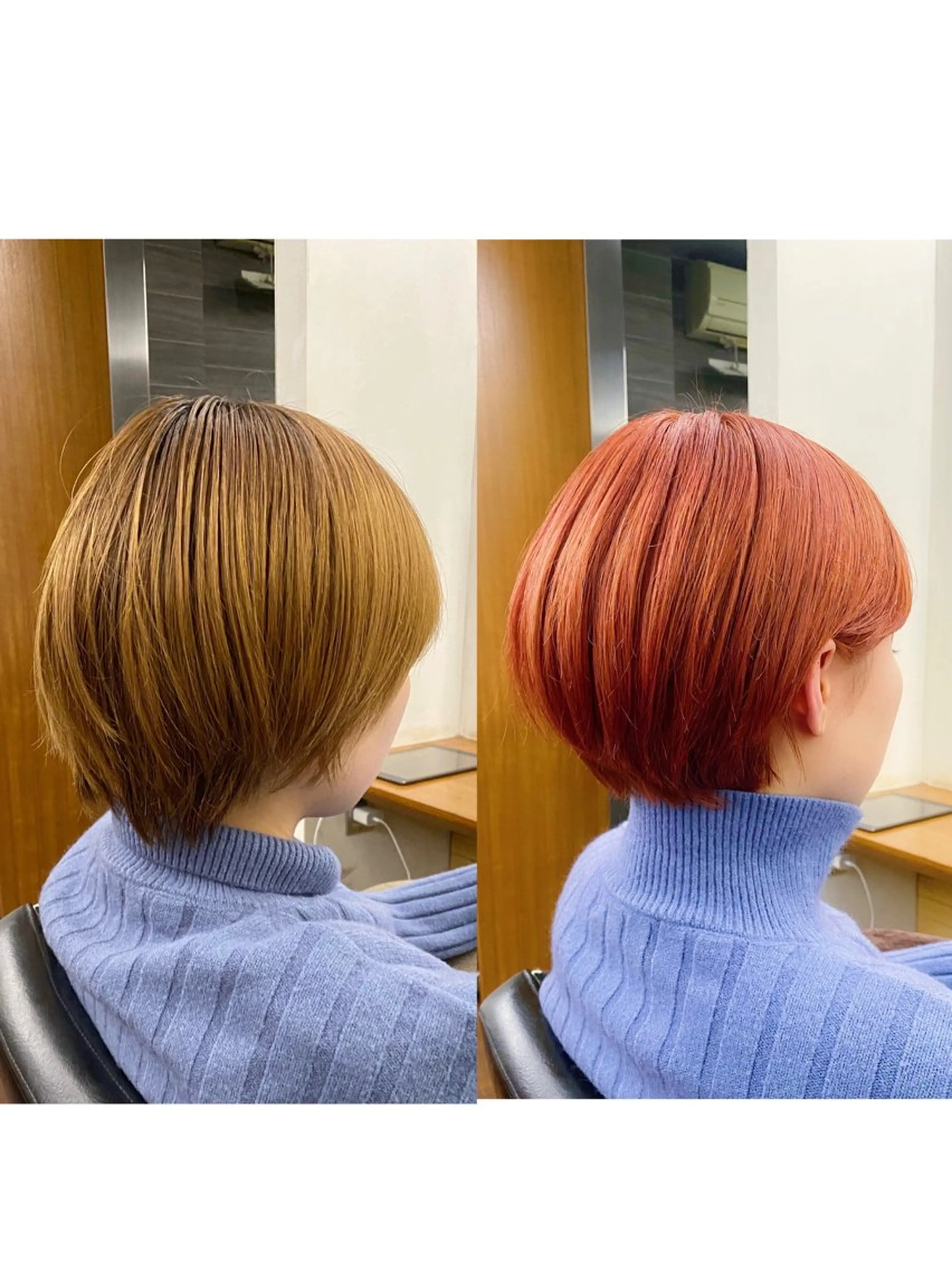 ショート カラー ヘアカラー トリートメント 似合わせレイヤー/ ニュアンスパーマ高倉のヘアスタイル