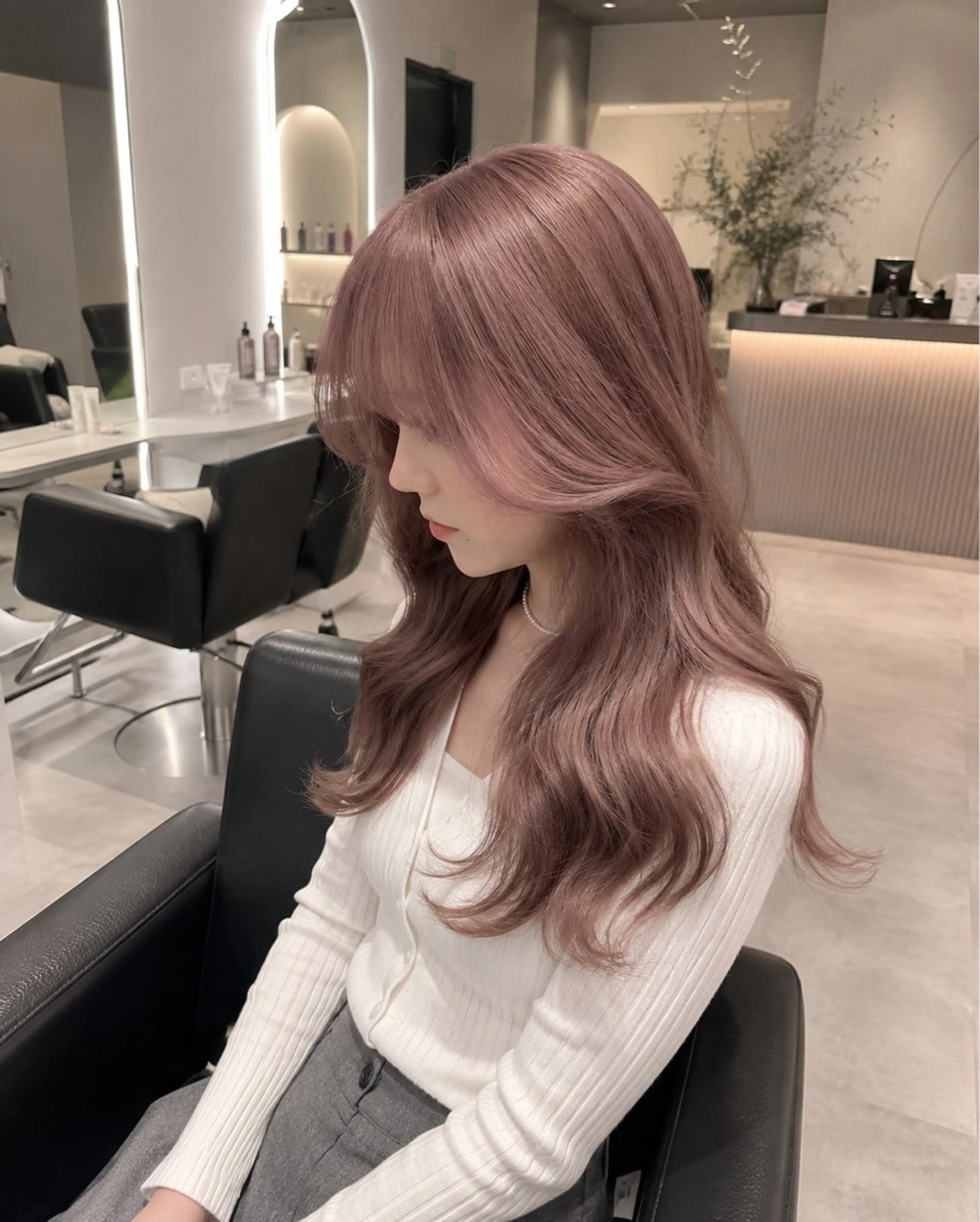 カラー 🎀ハイトーン/イン ナーカラー♡ねお🎀のヘアスタイル