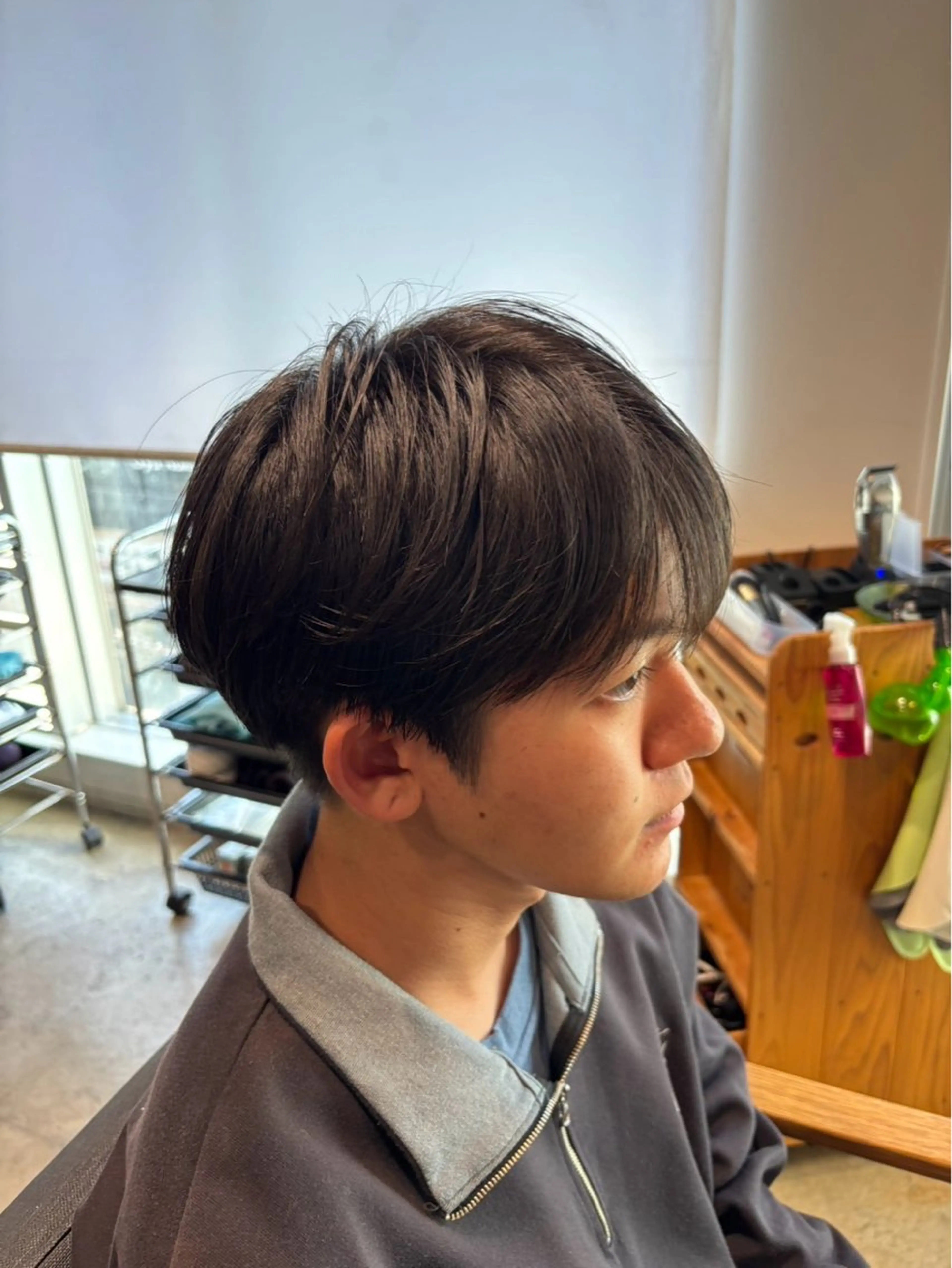 メンズ カット A.C.T C-LOOPUNITED所属・ボブ/透明感カラー/ あかねのヘアスタイル