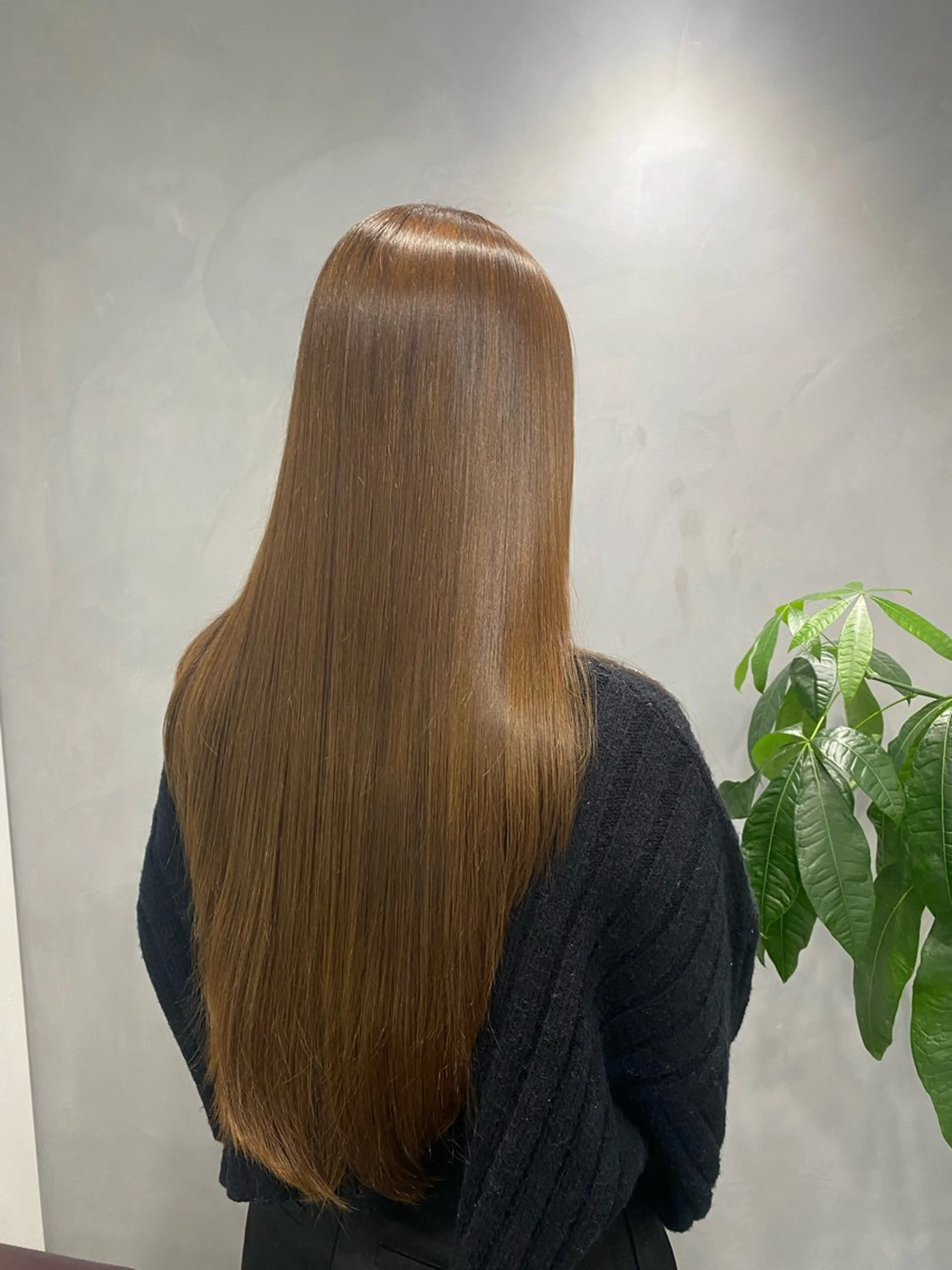 ロング カラー 伸ばしかけ 髪質改善 ロング ヘアカラー トリートメント 梅田中崎町髪質改善 /オキヒロト/エコルのヘアスタイル