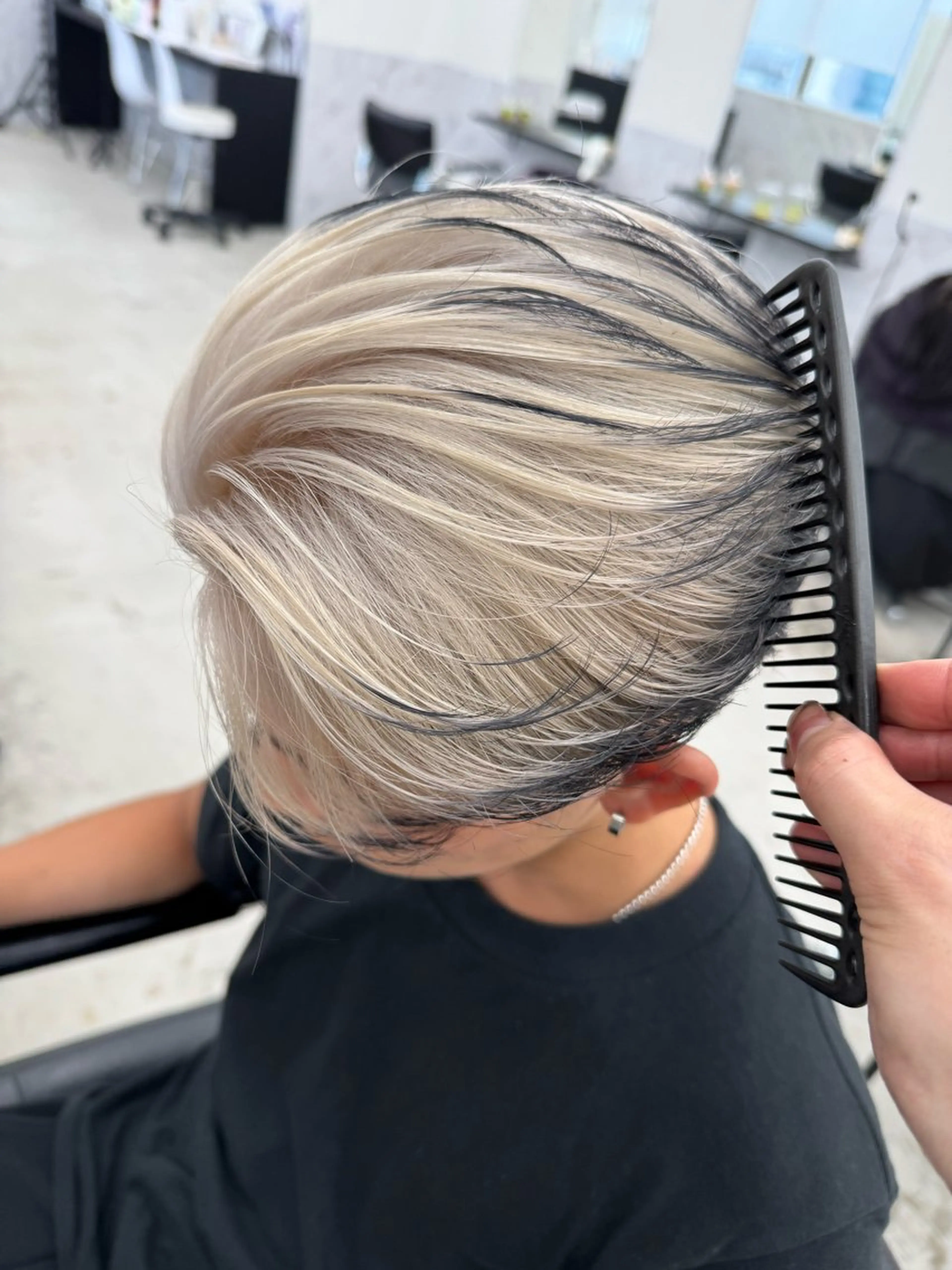 カラー メンズ ヘアカラー 黒田 真美のヘアスタイル