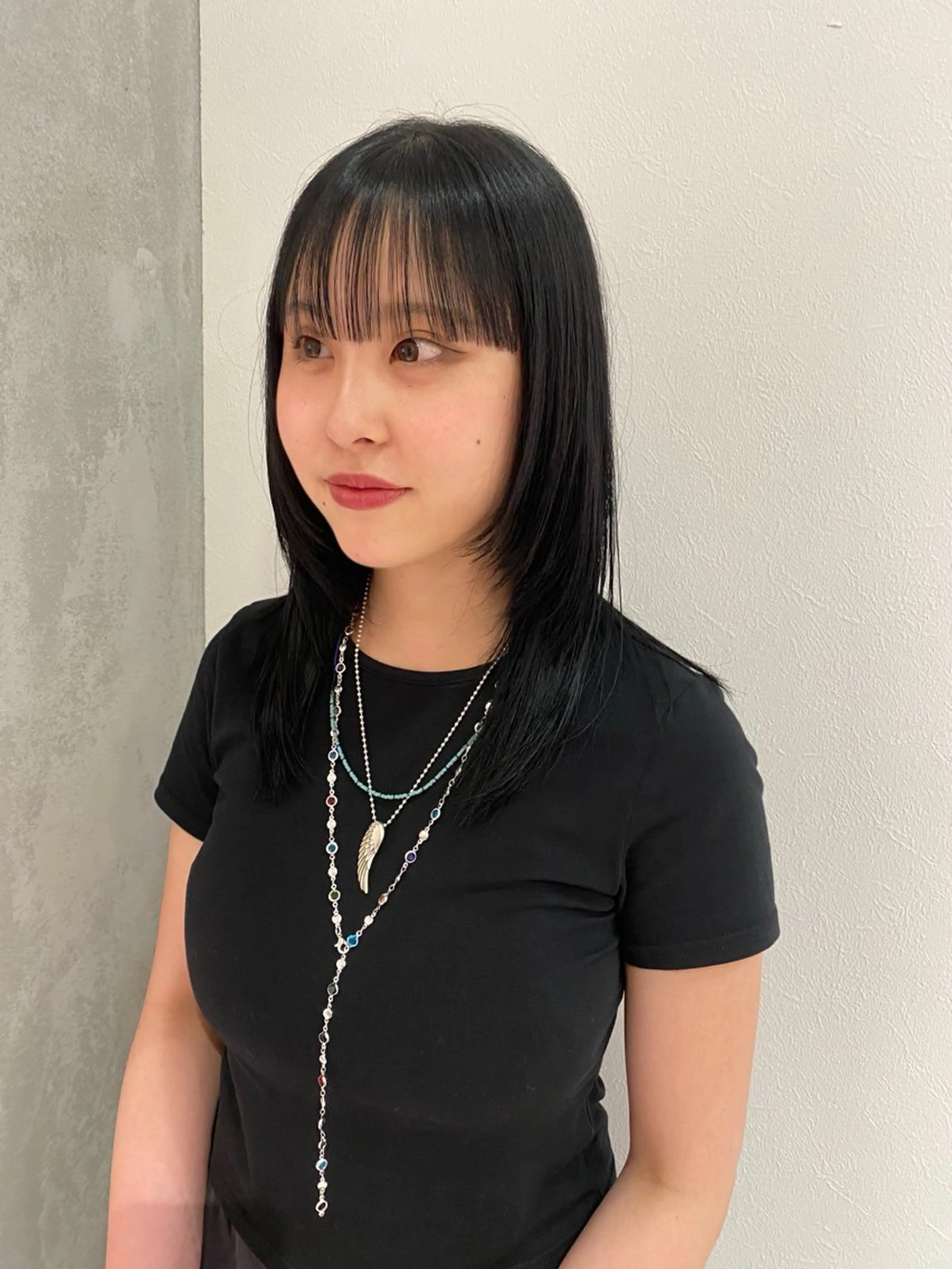 ロング カット ヘアカラー いとう ほのかのヘアスタイル