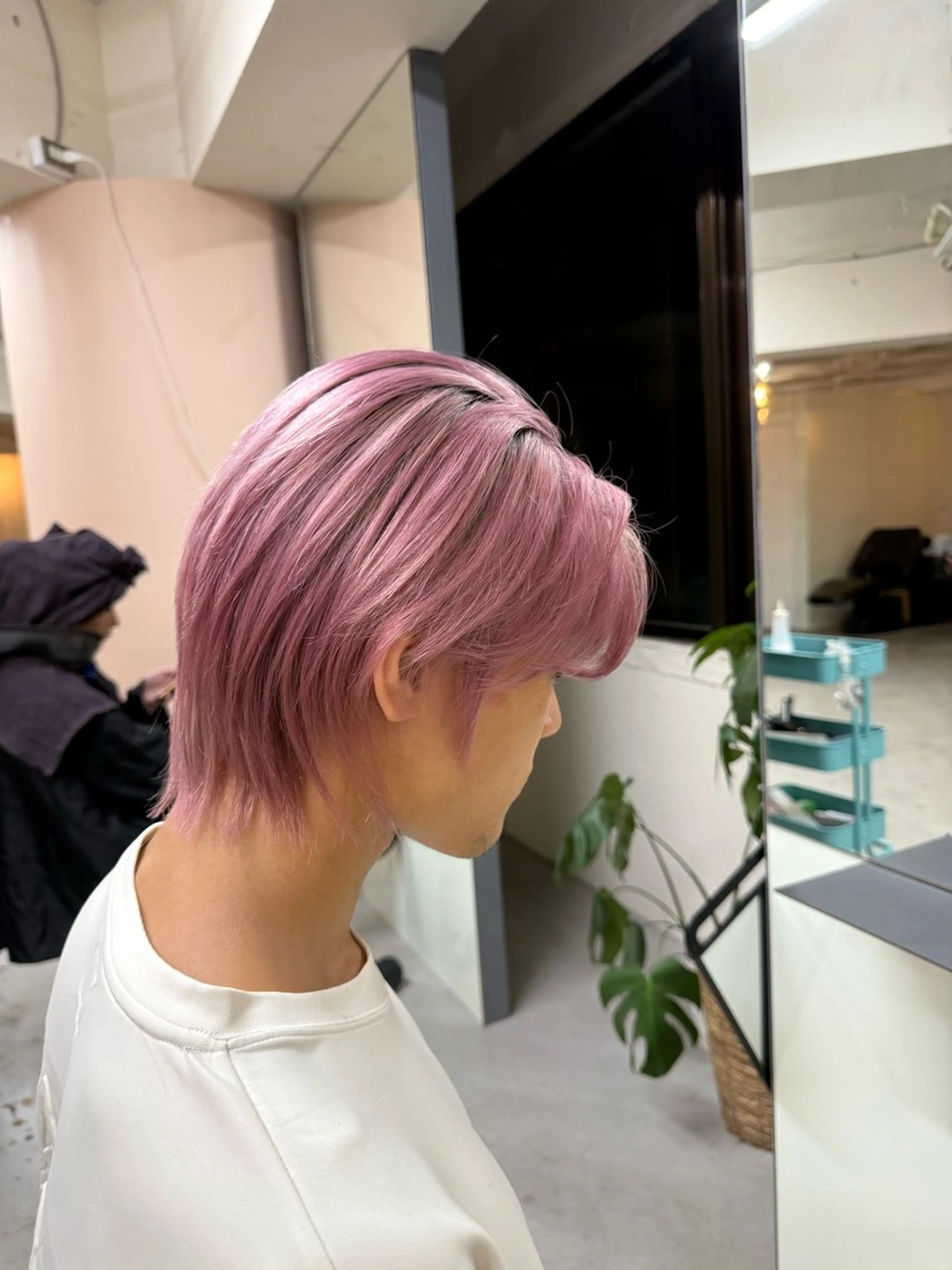 ショート メンズ メンズウルフカット ウルフカット ヘアカラー トリートメント pino代表ナガタ ユースケ/荻窪美容室のヘアスタイル