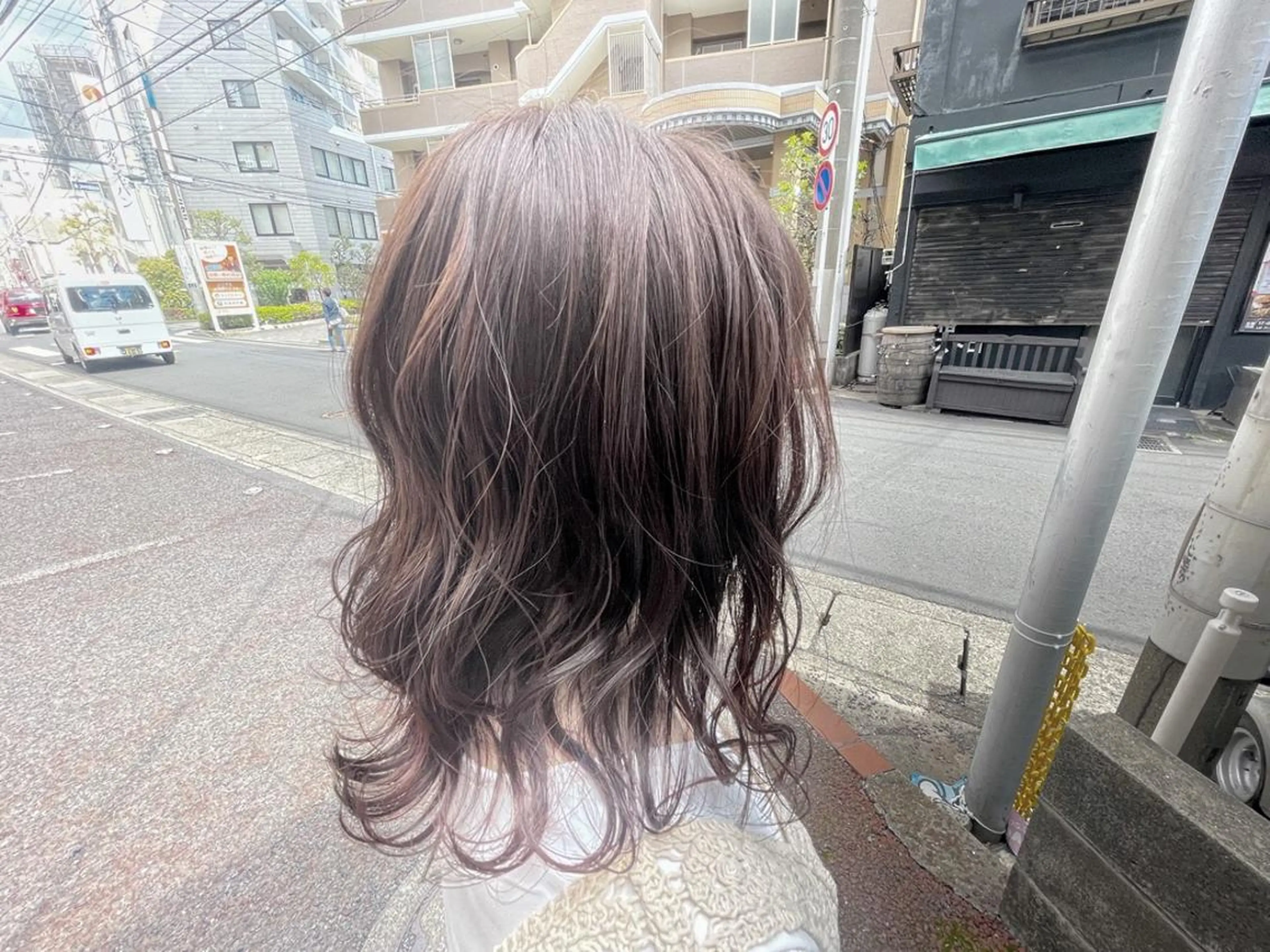 ロング カラー アディクシーカラー デザインカラー ハイライトカラー ハイライト ロング カット ヘアカラー トリートメント N° emirai 溝の口のヘアスタイル
