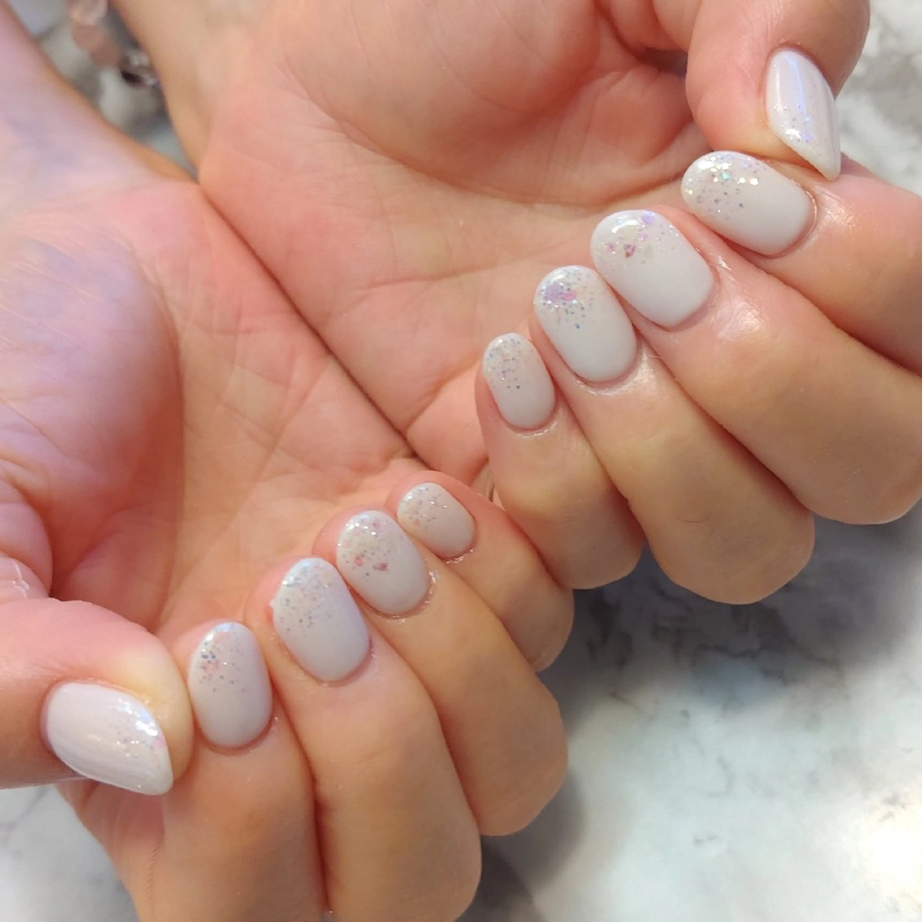 ネイル キラキラネイル ジェヌインネイル 河内のネイルデザイン