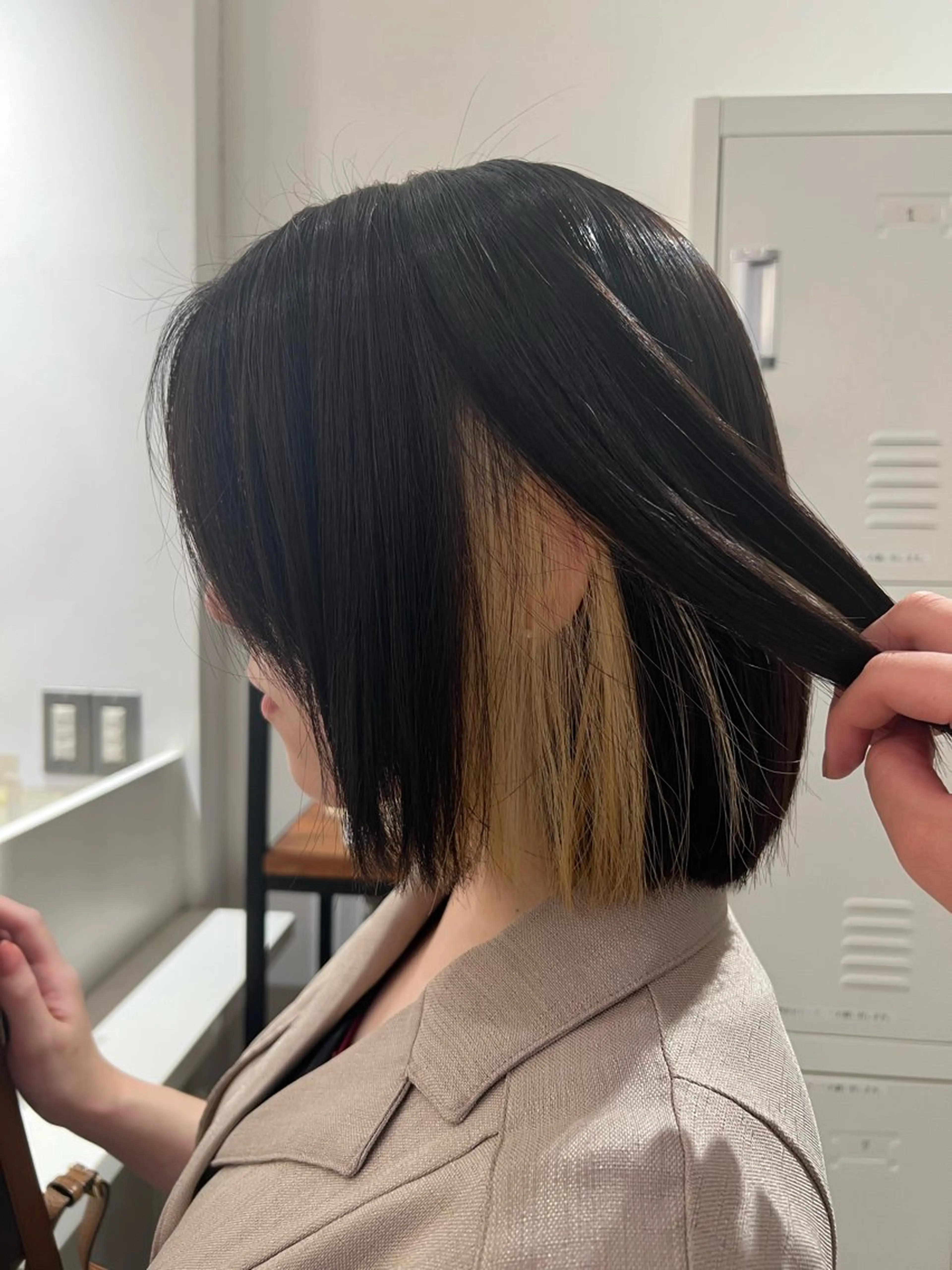 ショート カラー Wカラー/レイヤー /ボブ/otohaのヘアスタイル