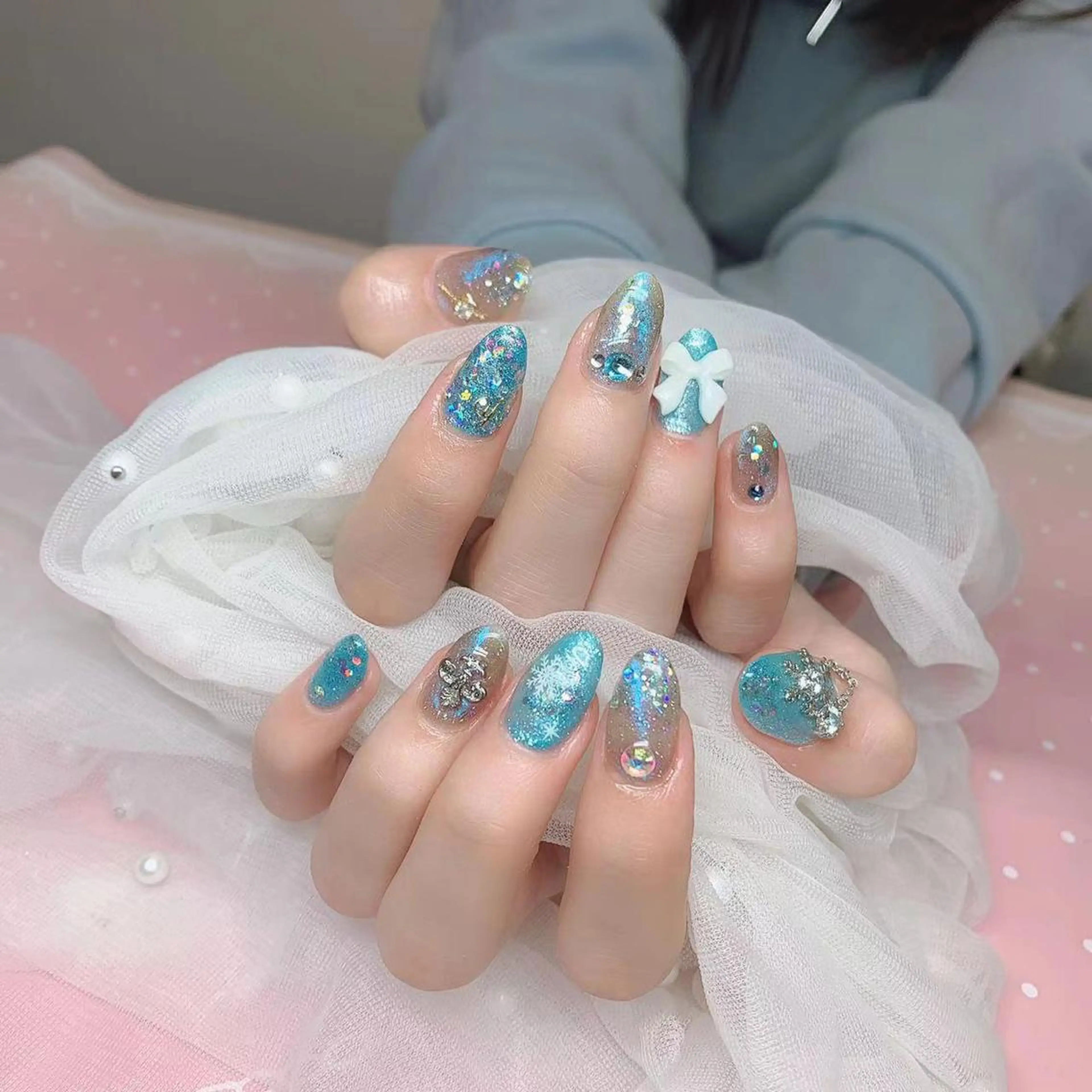 ネイル 長さ出し スカルプネイル Nail Salon kihi大塚店のネイルデザイン