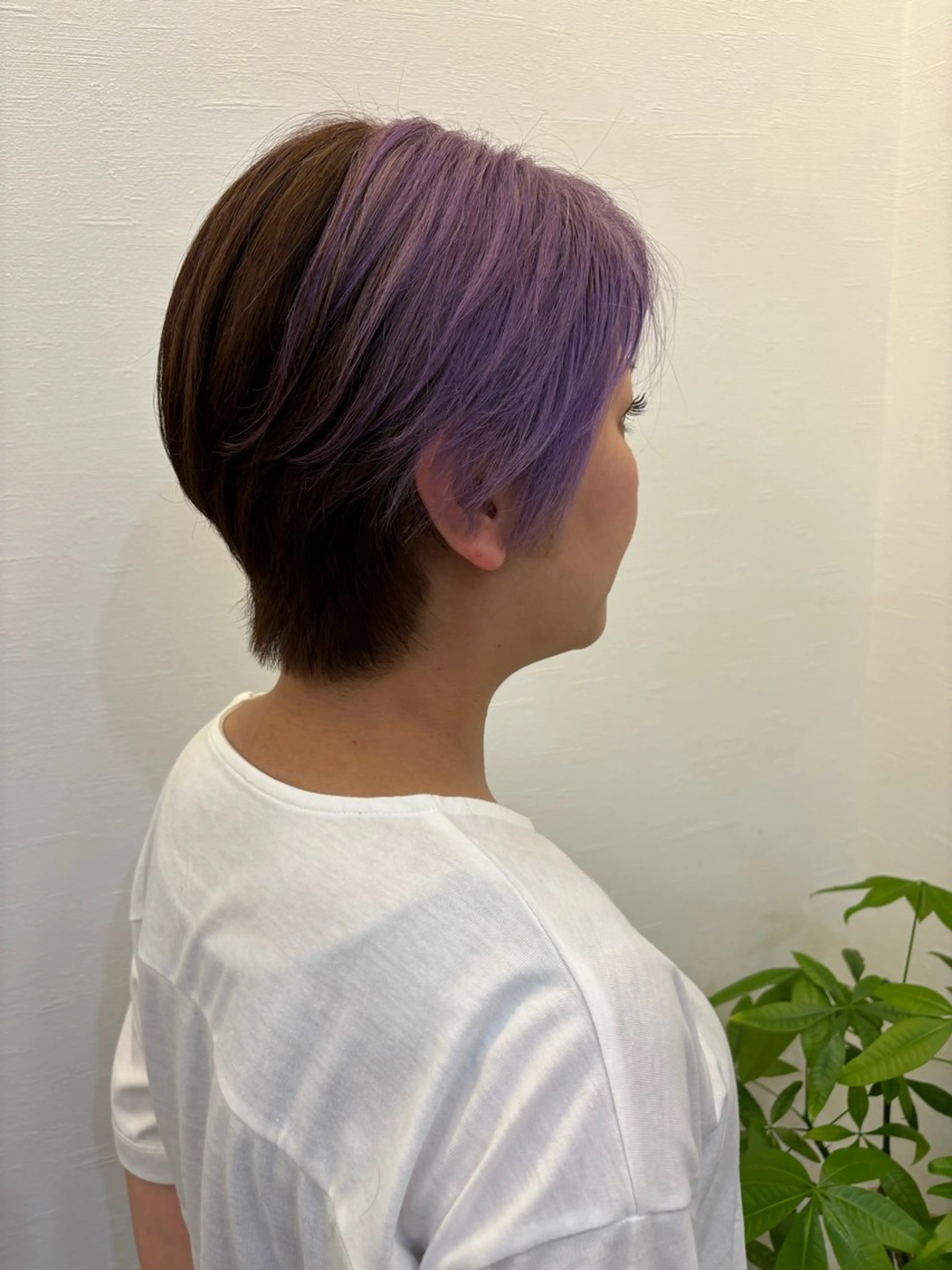 カラー ツノガイ エリのヘアスタイル